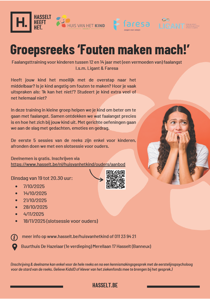 Faalangsttraining - Fouten maken mach!