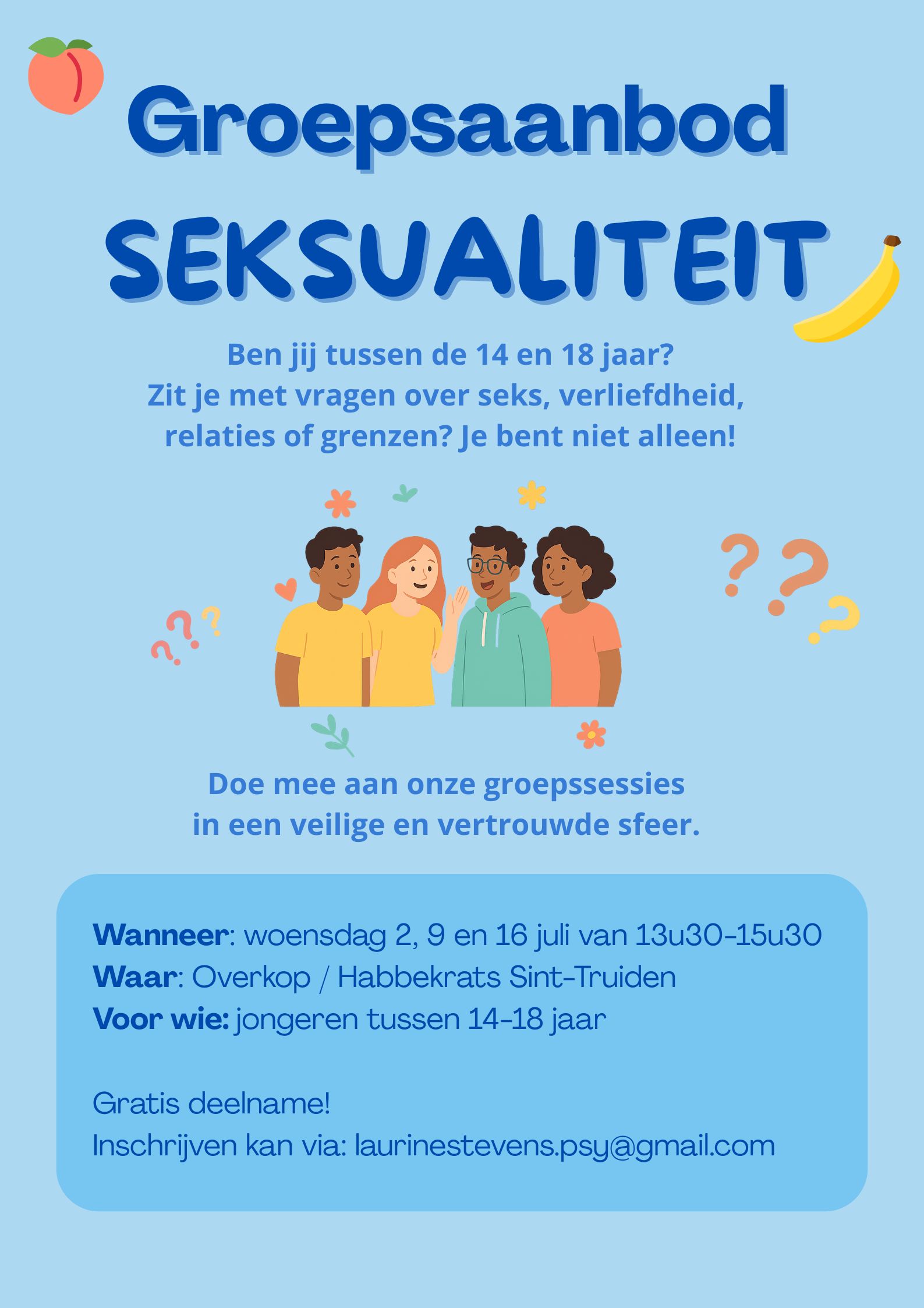Groepsaanbod seksualiteit: over lijf en liefde