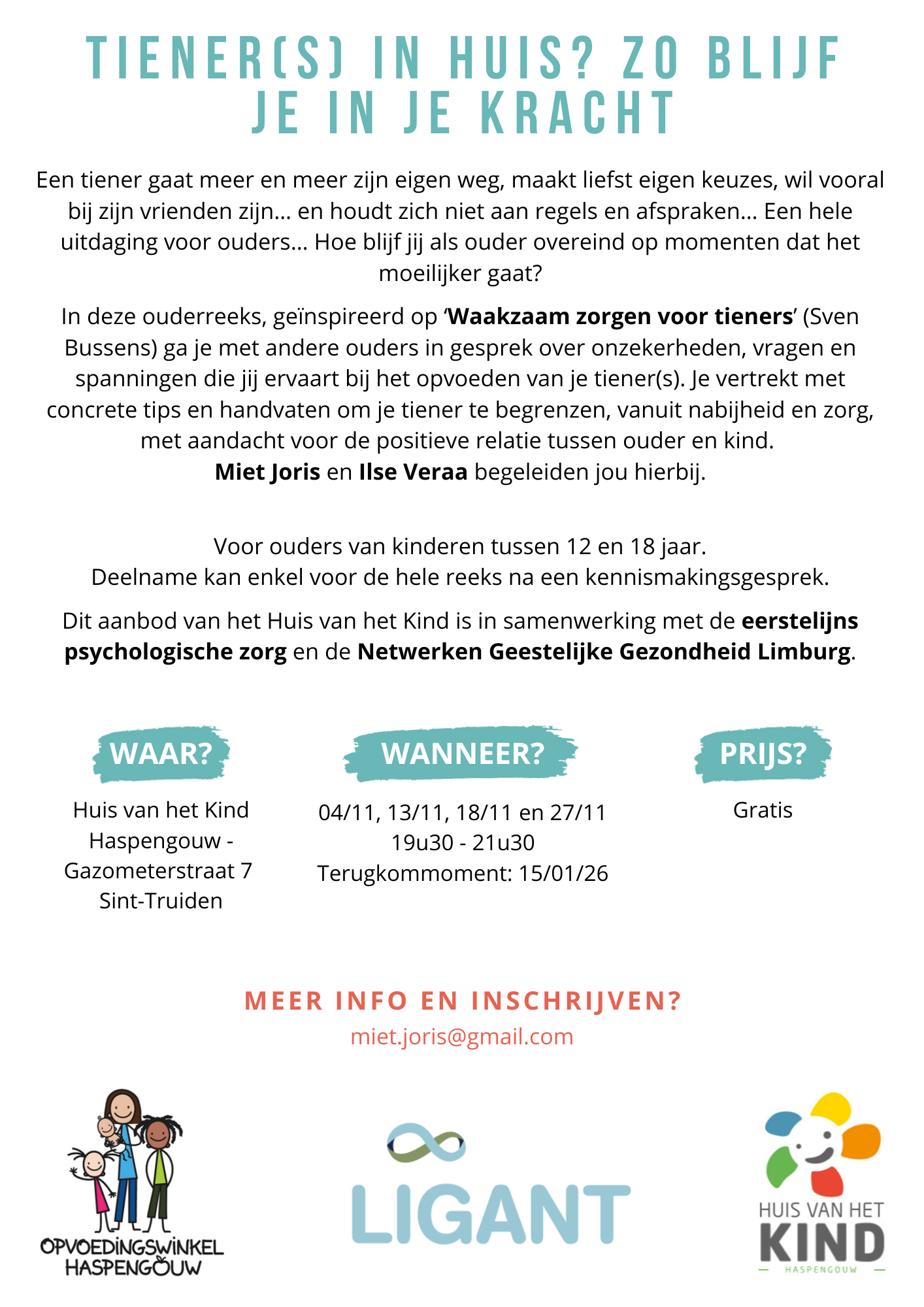 Tiener(s) in huis? Zo blijf je in je kracht.