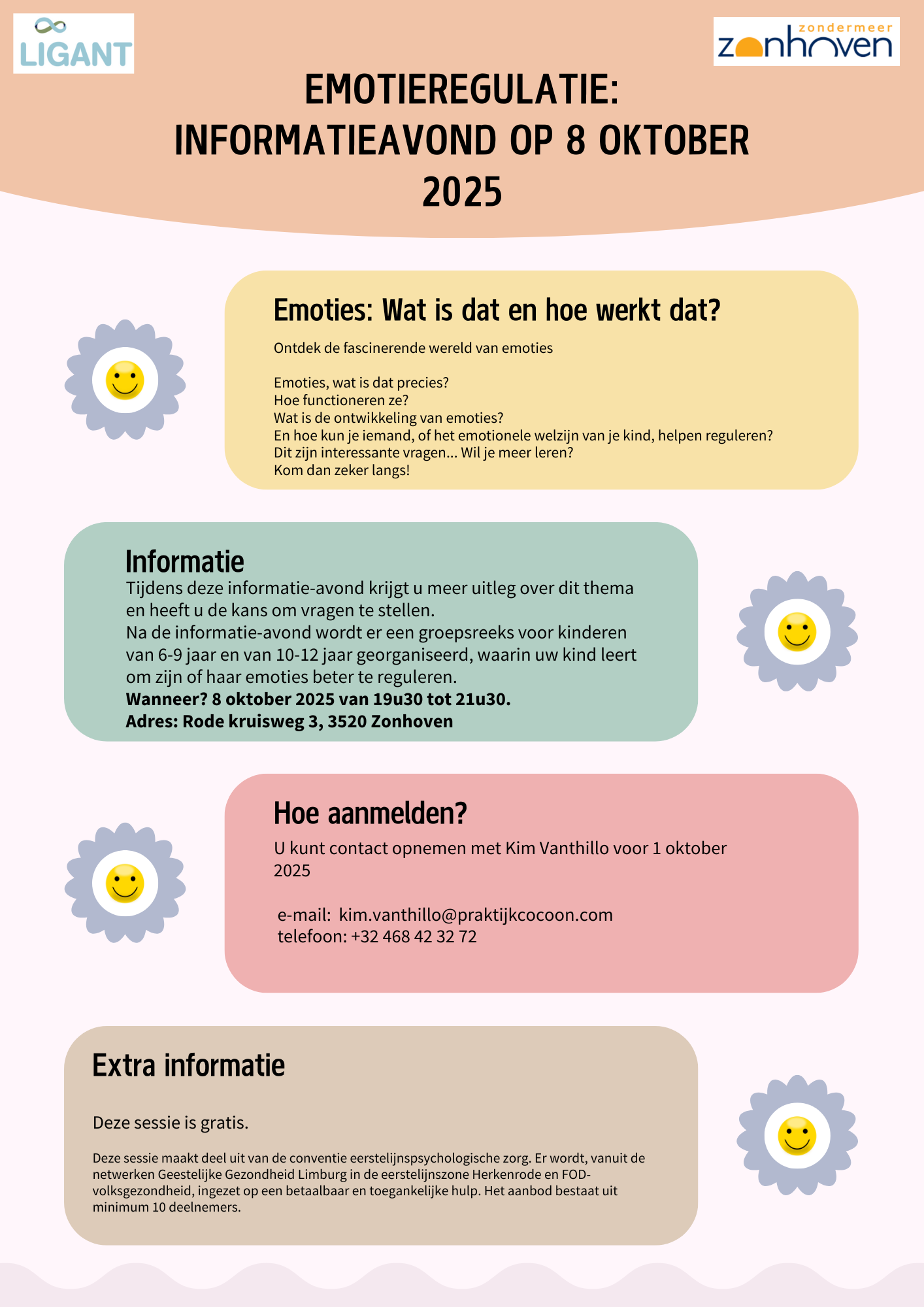 Emotieregulatie: informatieavond