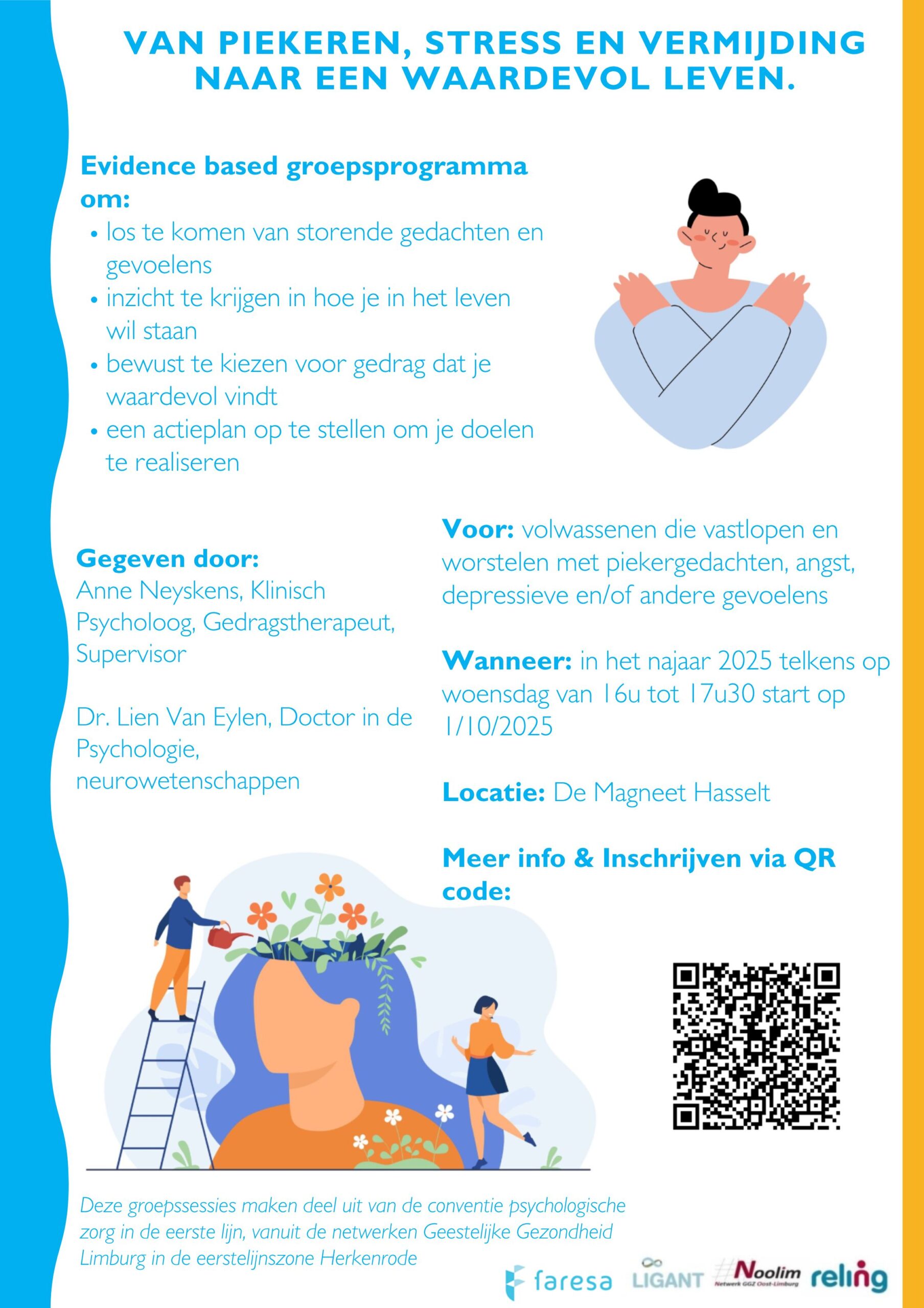 Van piekeren, stress en vermijding naar een waardevol leven!