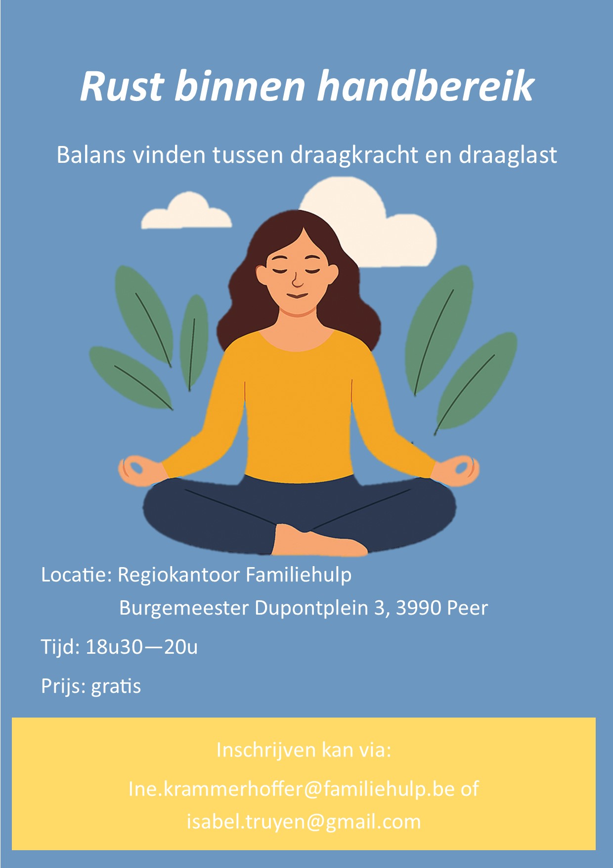 Rust binnen handbereik