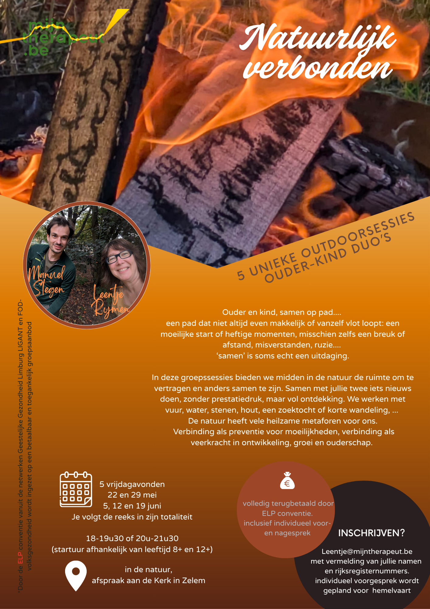 Natuurlijk verbinden (outdoor 12+ ouder-kind duo's)