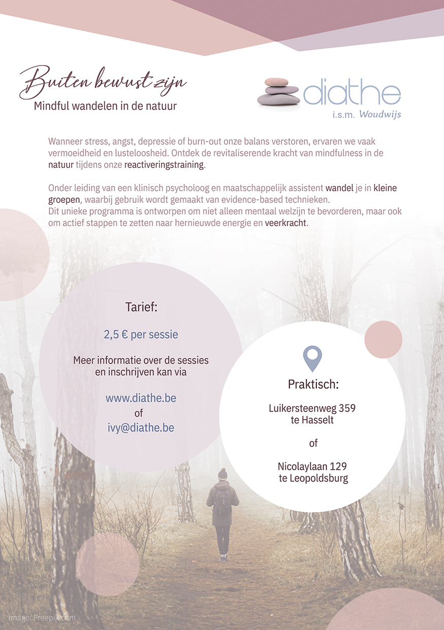 Buiten bewust zijn: mindful wandelen in de natuur - module 1