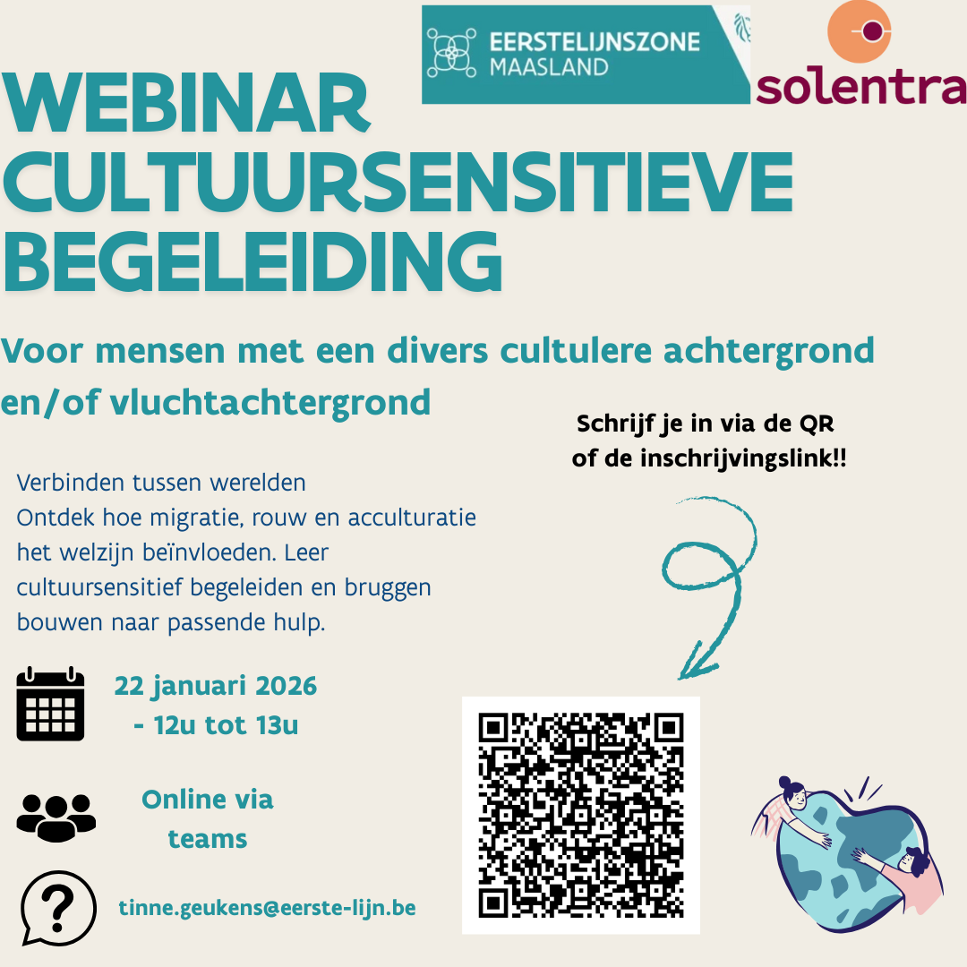 Webinar cultuursensitieve begeleiding voor mensen met een diverse culturele achtergrond - ELZ Maasland/Solentra