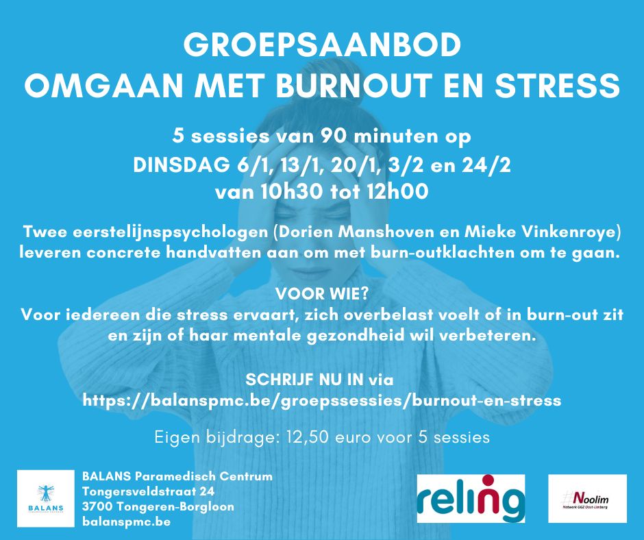 Omgaan met burn-out en (chronische) stress