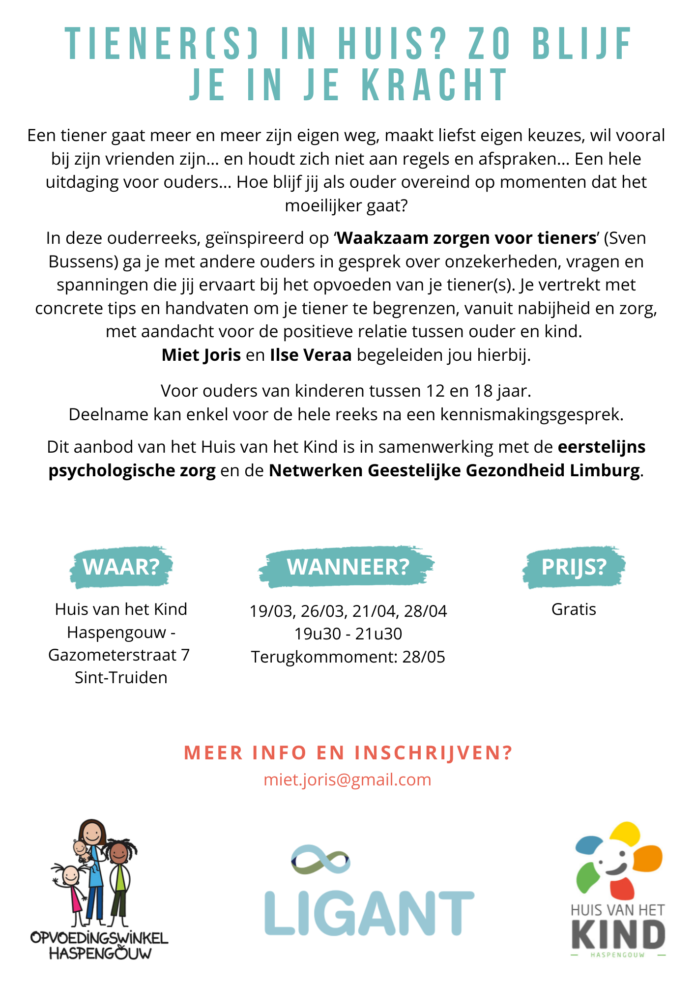 Tiener(s) in huis? Zo blijf je in je kracht.