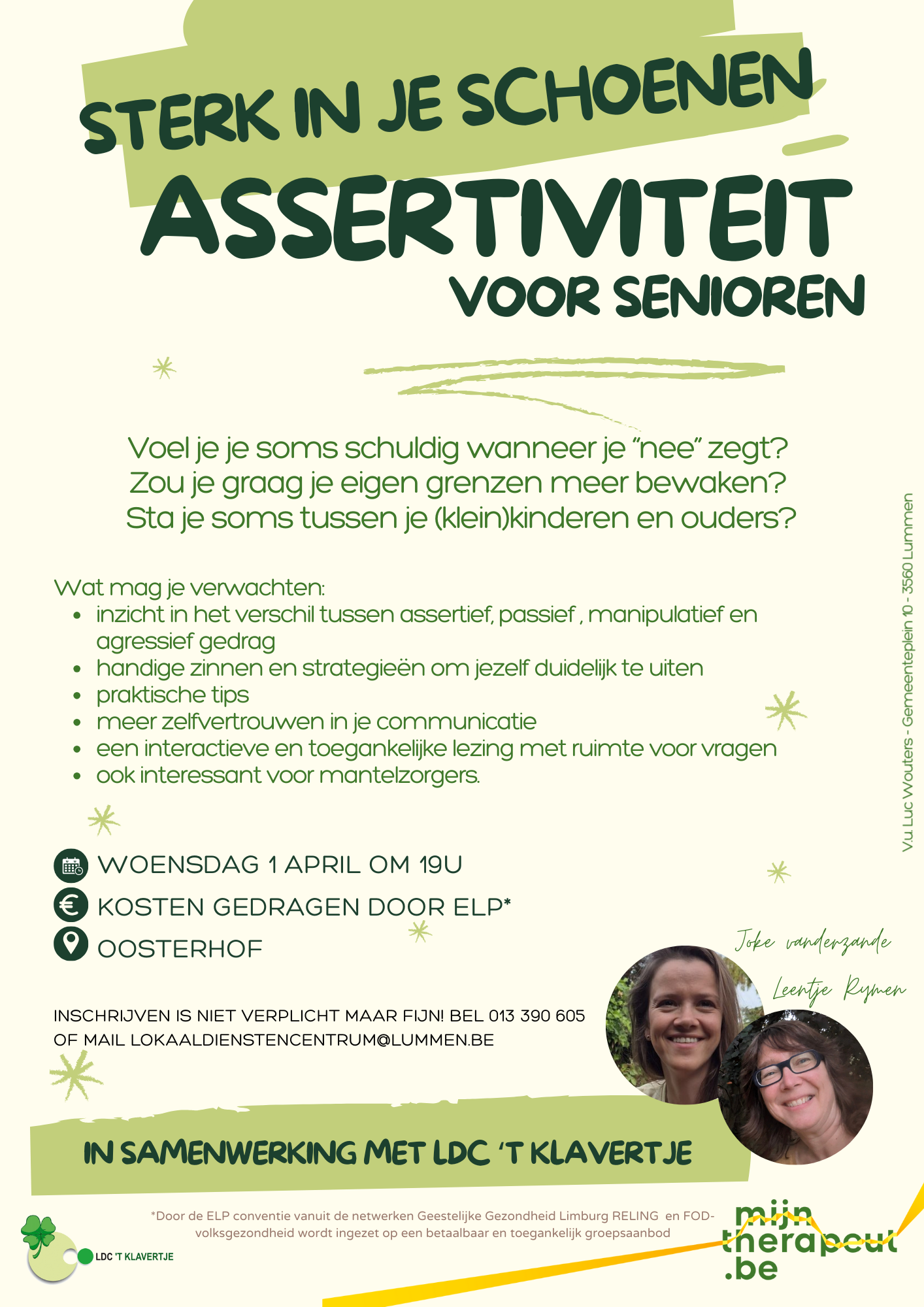 Sterk in je schoenen: assertiviteit voor senioren