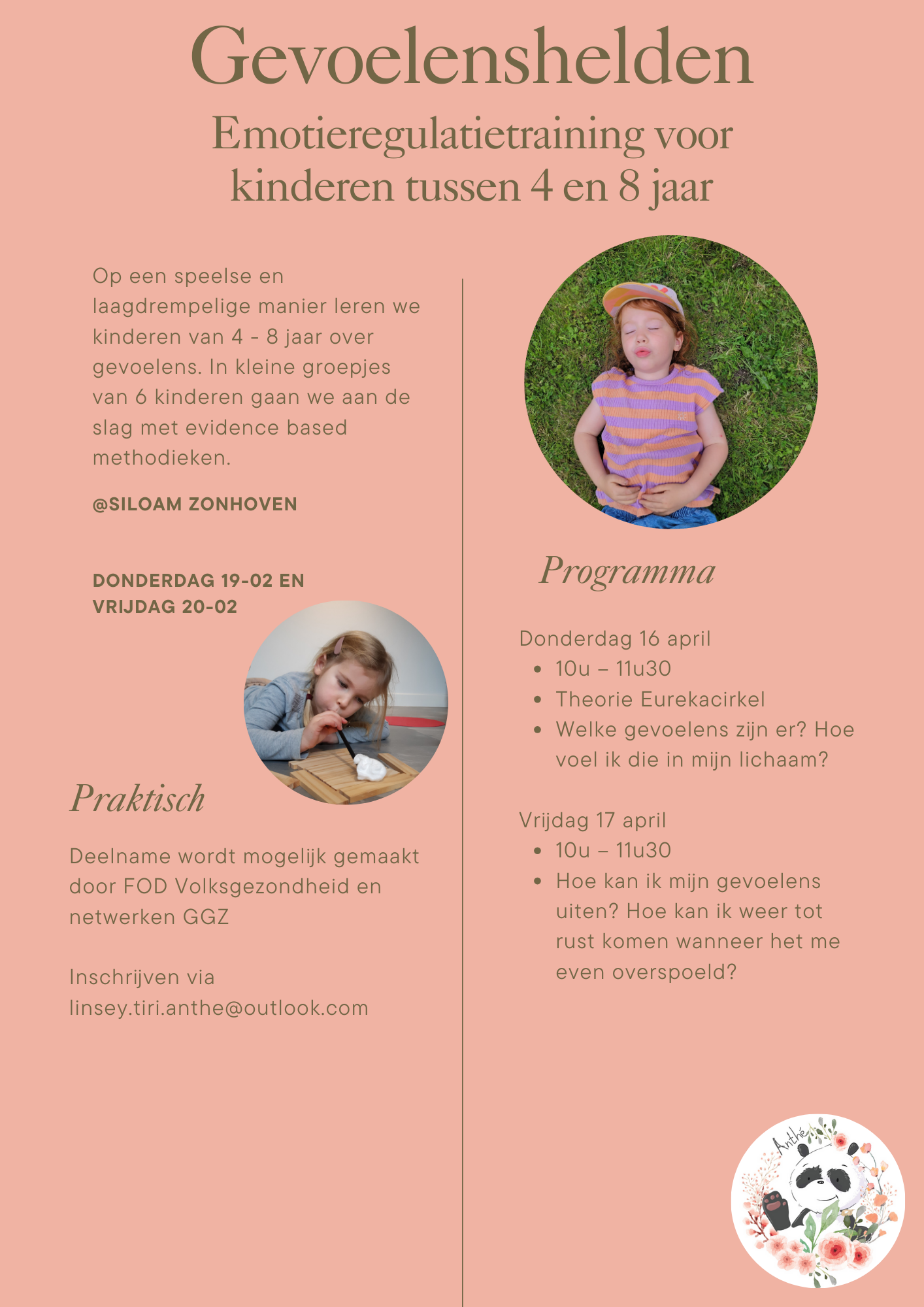 Gevoelenshelden (4-8 jaar) 10-11u30