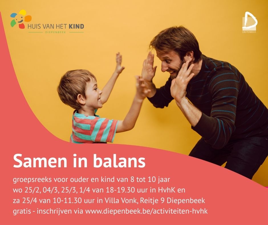 SAMEN IN BALANS - Groepsreeks emotieregulatie voor ouder & kind (8–10 jaar)