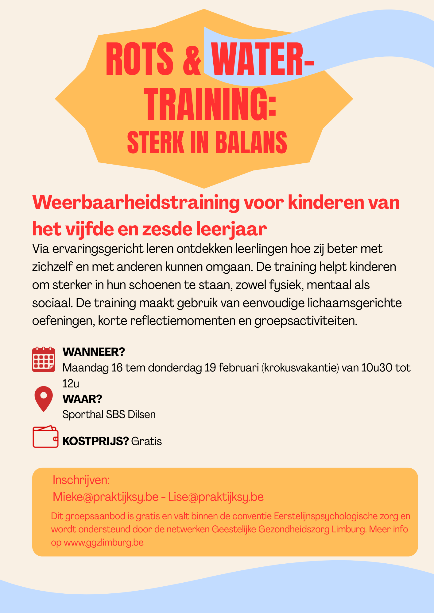 Rots & Water-training: Sterk in Balans