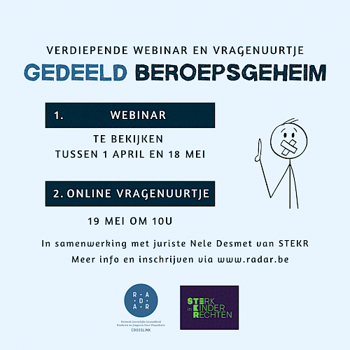Webinar Verdiepend aanbod: Gedeeld Beroepsgeheim