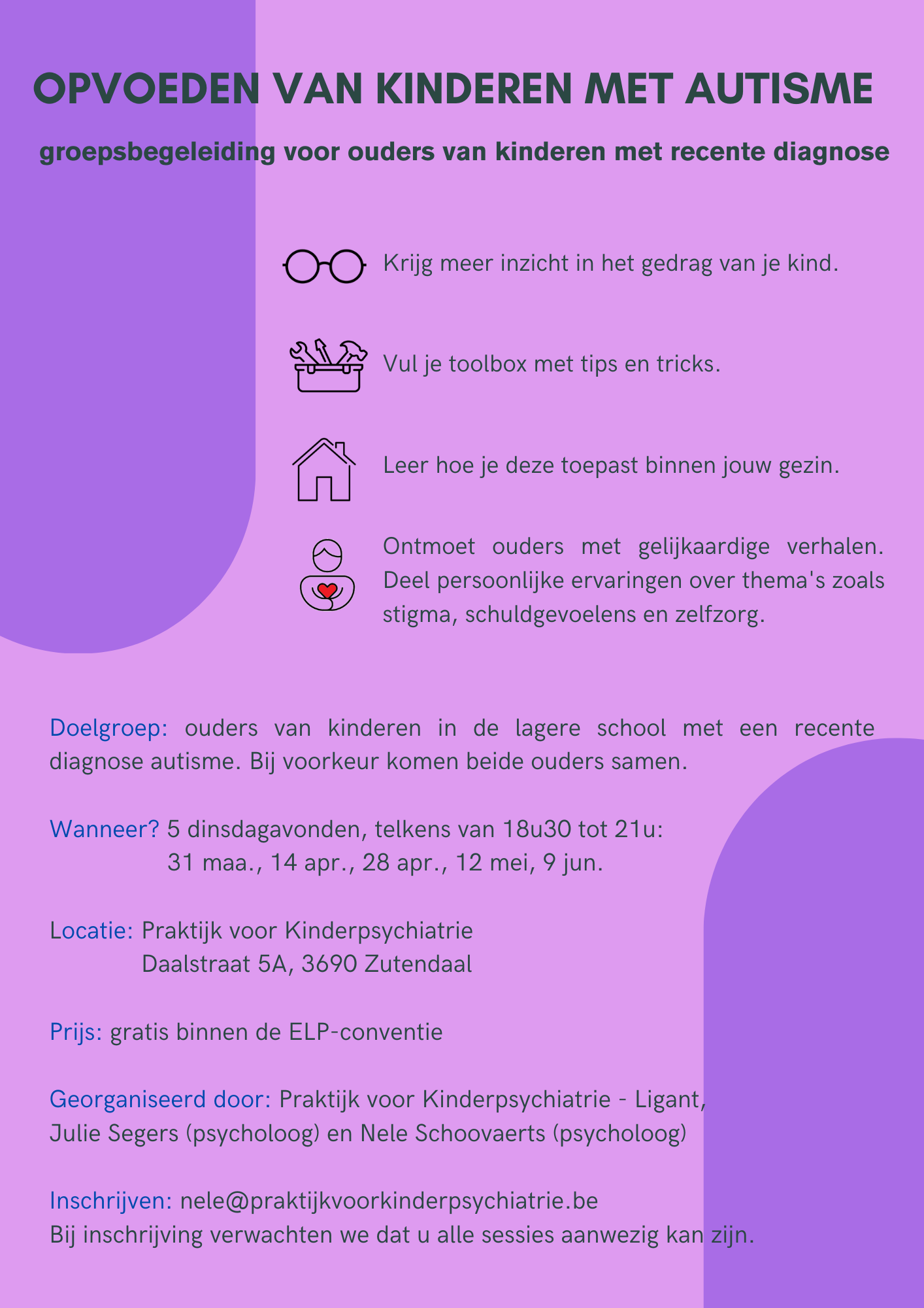 Opvoeden van kinderen met autisme