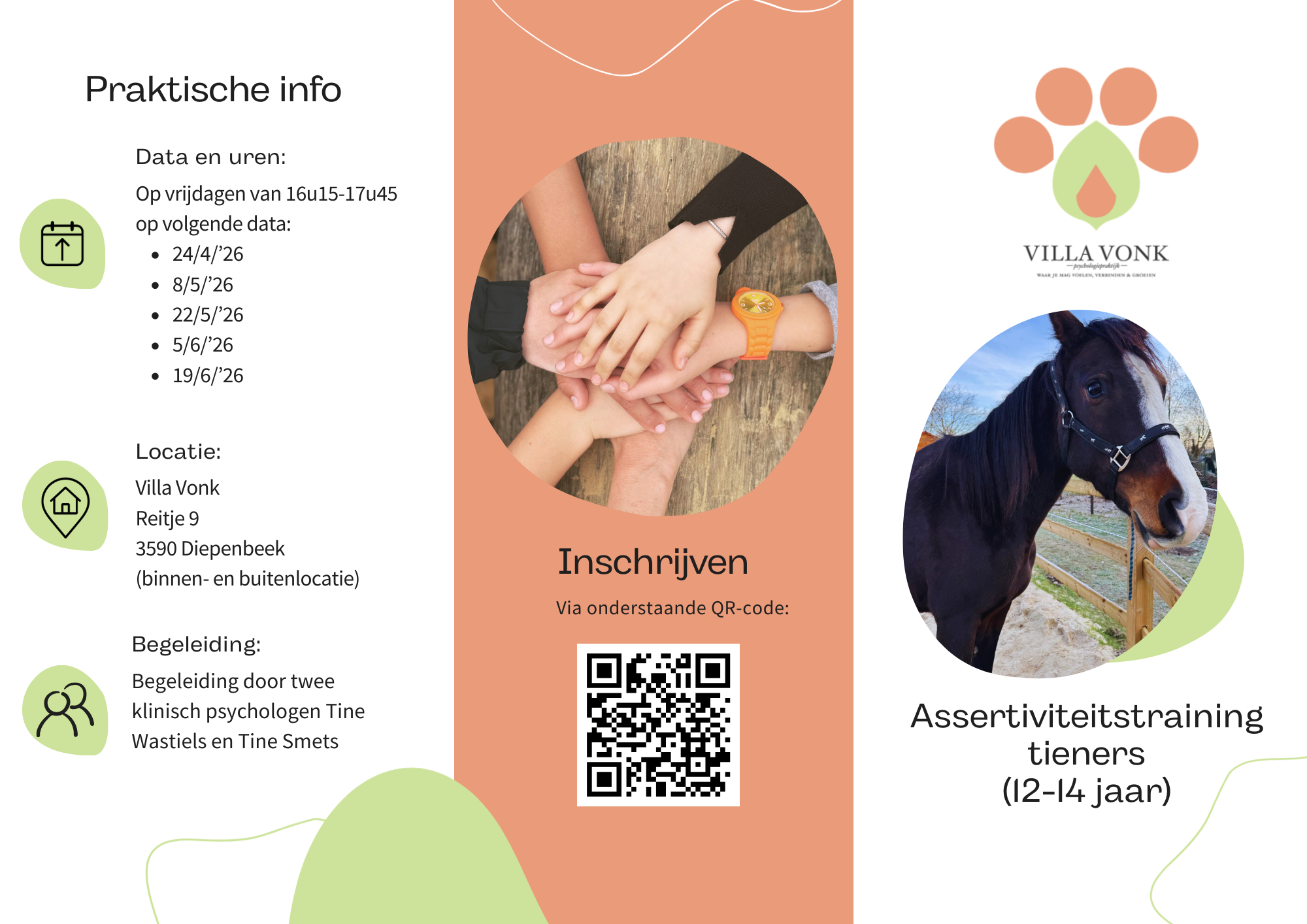 Assertiviteitstraining voor jongeren tussen 12 en 14 jaar