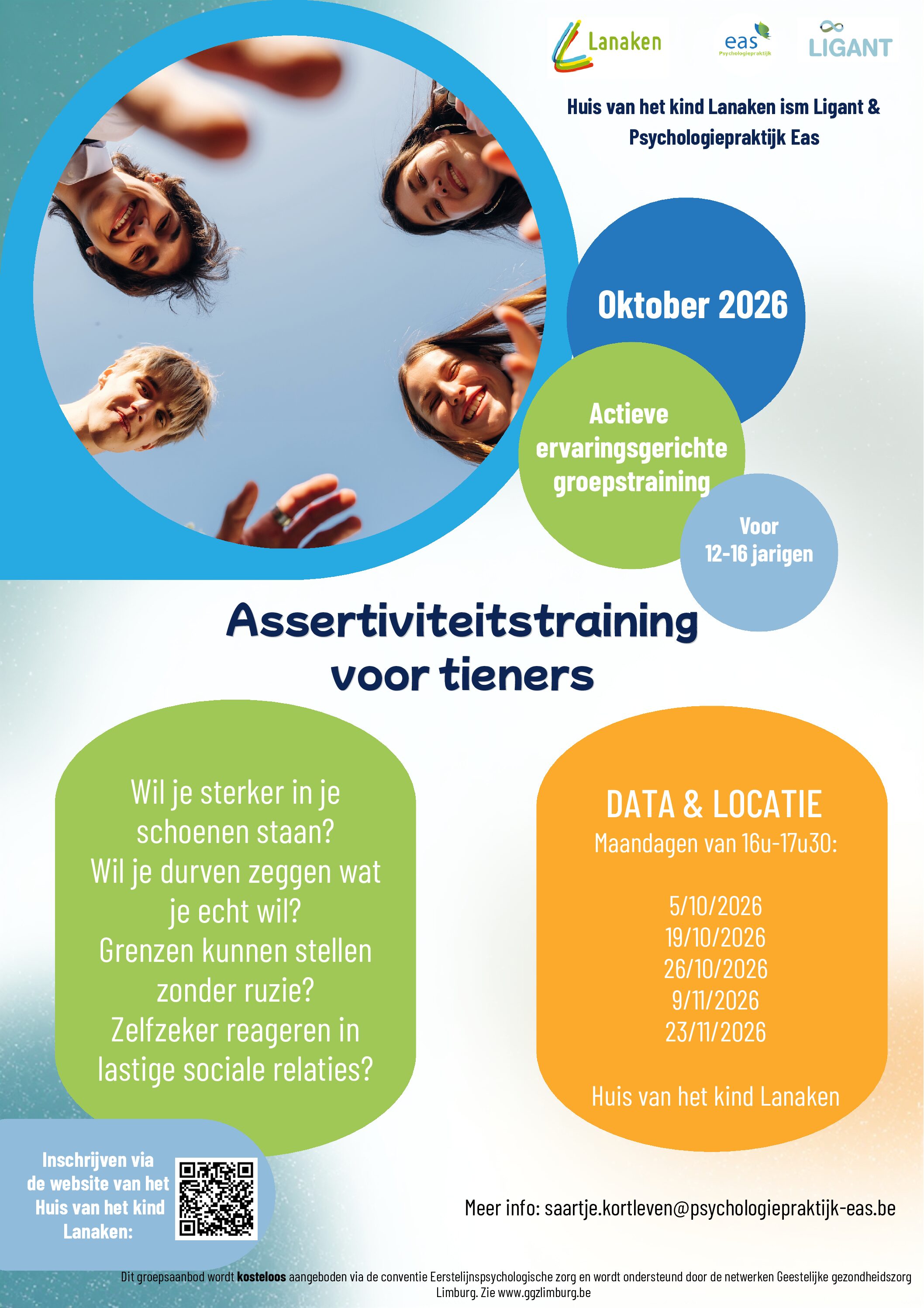 Assertiviteitstraining voor tieners