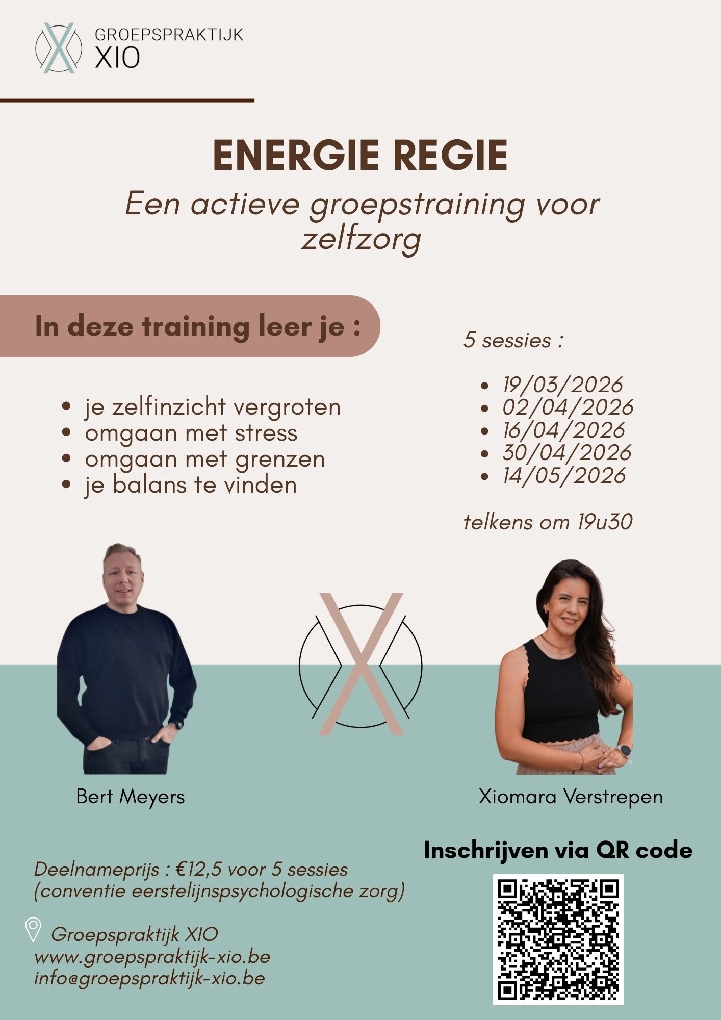 Energie regie - Een actieve groepstraining voor zelfzorg