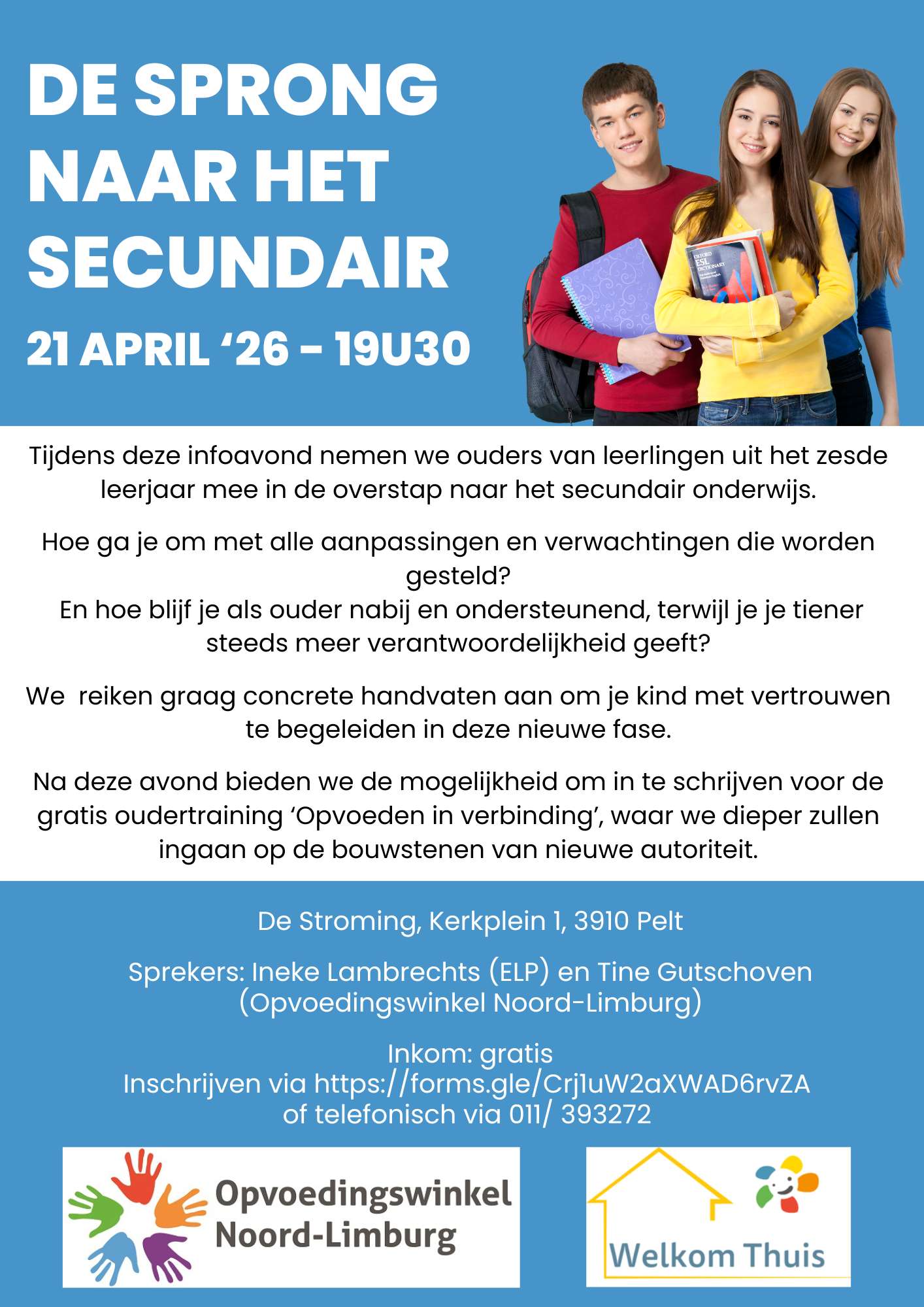 De Sprong naar het Secundair