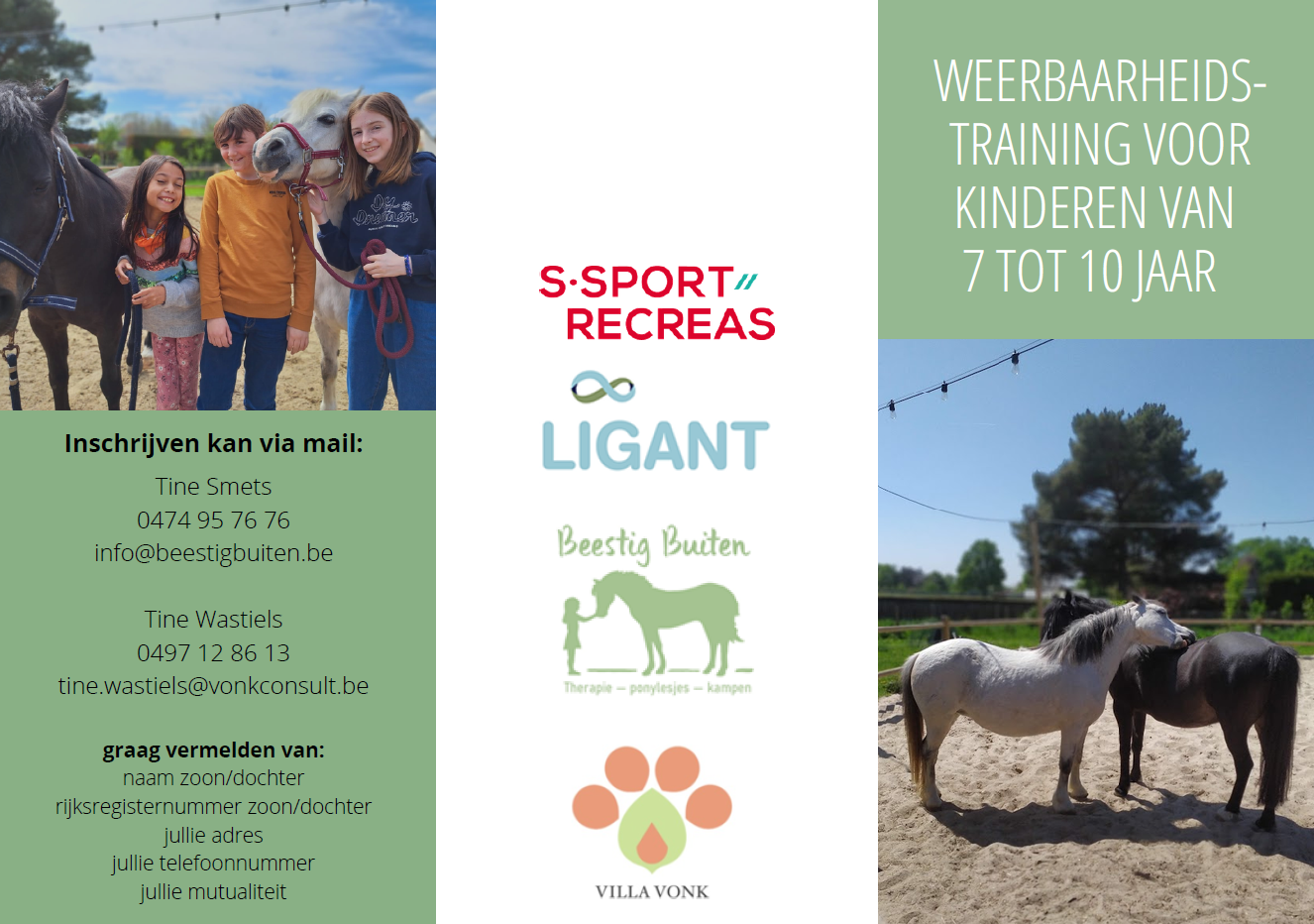Weerbaarheidstraining voor kinderen tussen 7 en 10 jaar
