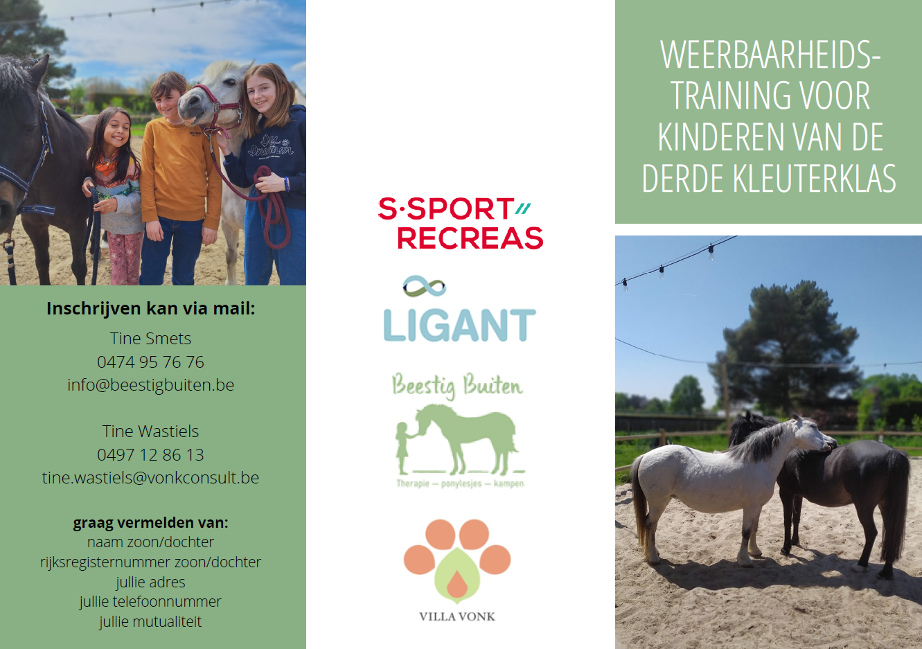 Weerbaarheidstraining voor kinderen van de derde kleuterklas