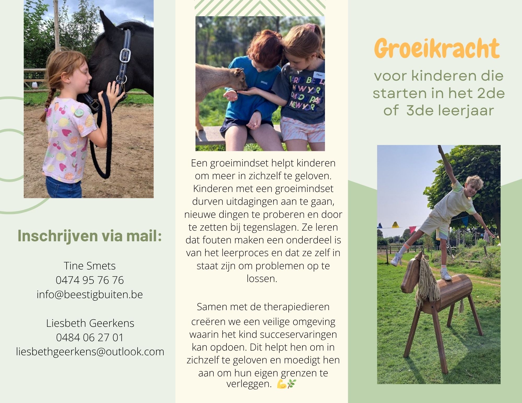 Groeikracht! Kinderen die naar het 2de of 3de leerjaar gaan leren de kracht van een groeimindset kennen