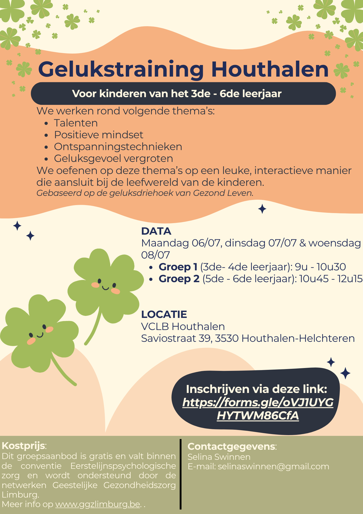 Gelukstraining (Houthalen) groep 5de en 6de leerjaar