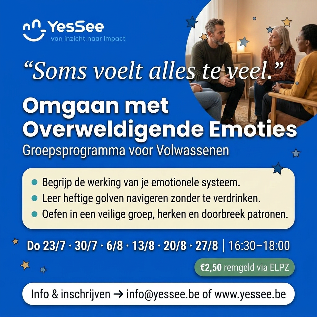 Omgaan met overweldigende emoties voor volwassenen