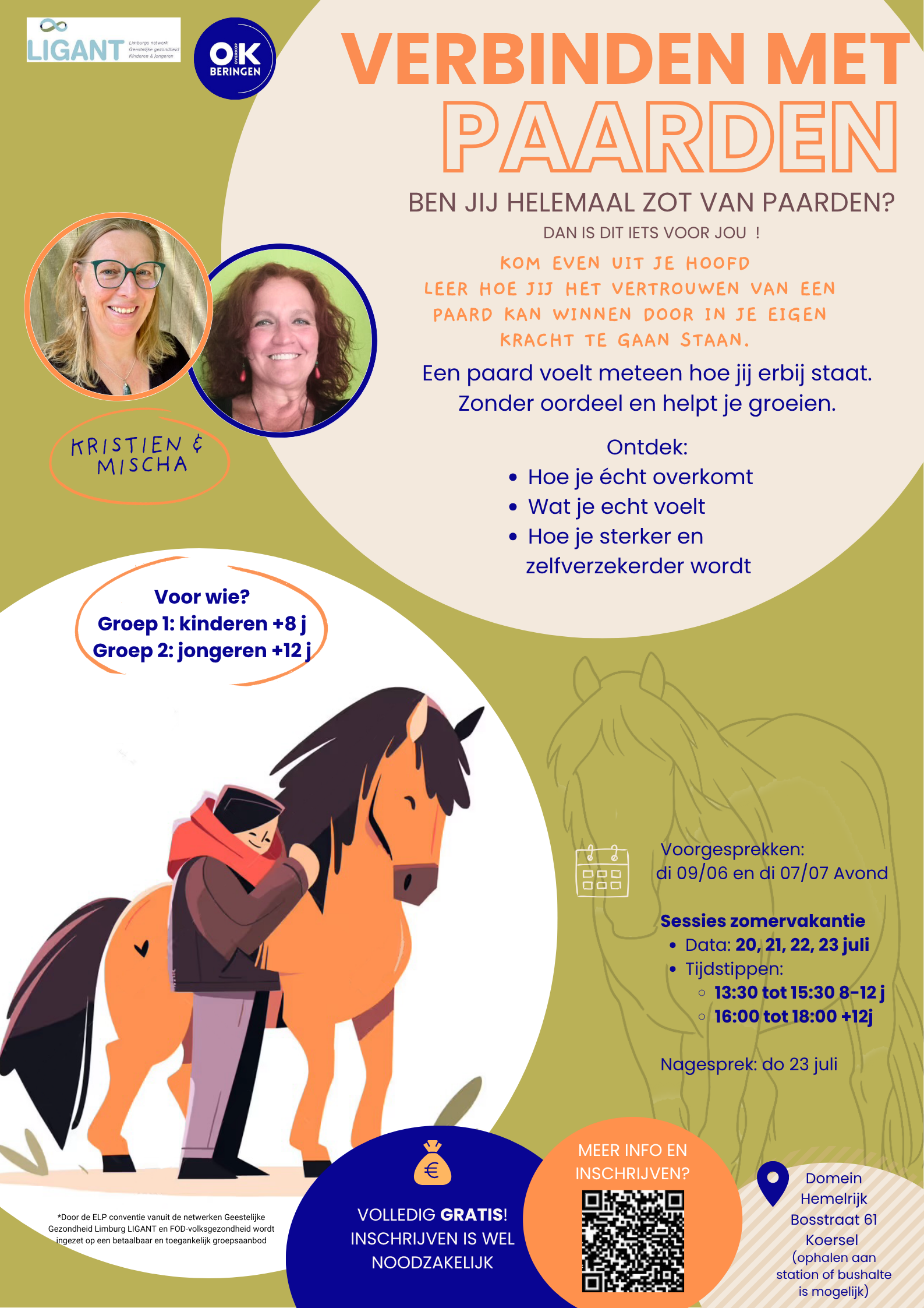 Verbinden met paarden