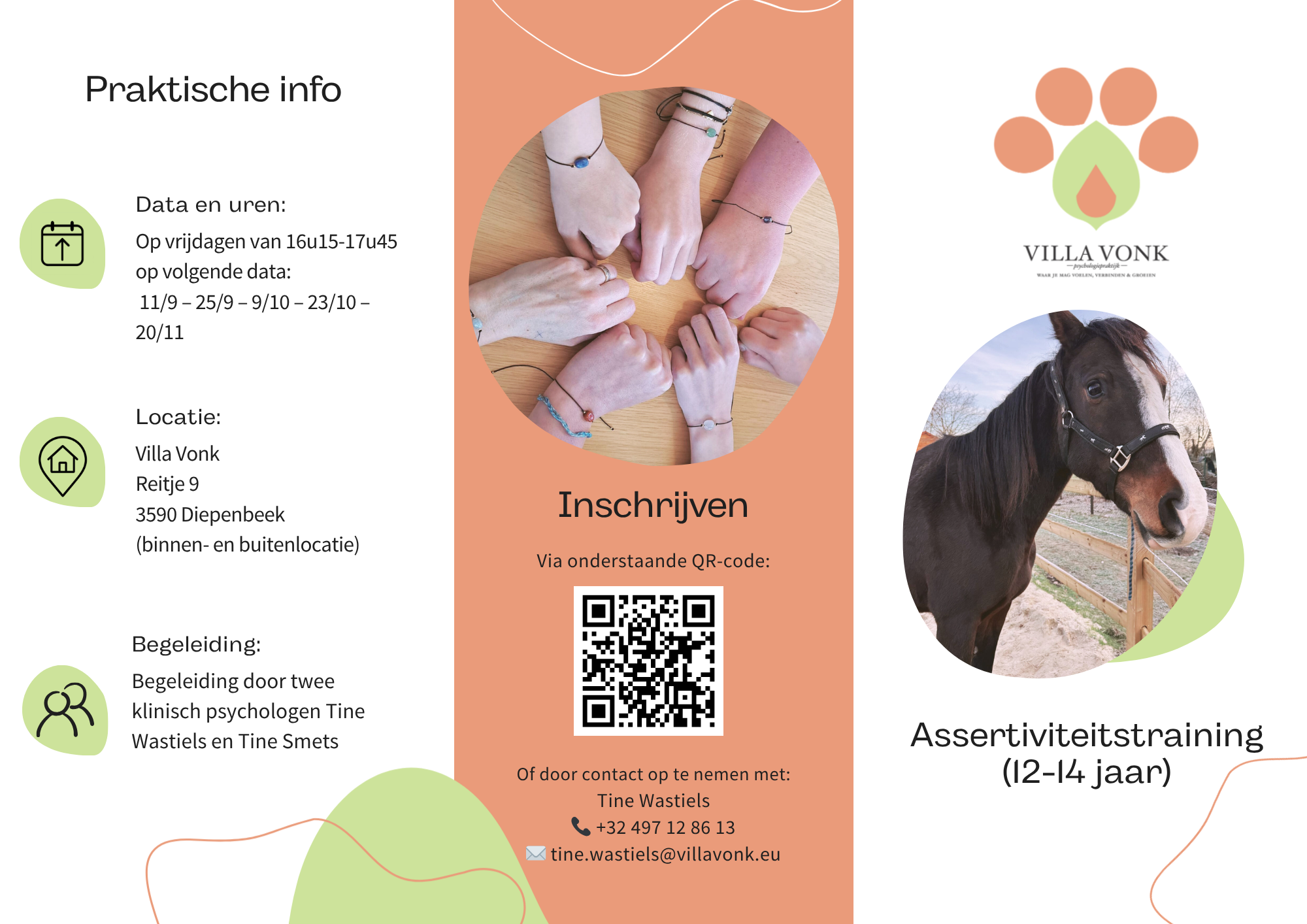 Assertiviteitstraining voor jongeren tussen 12 en 14 jaar