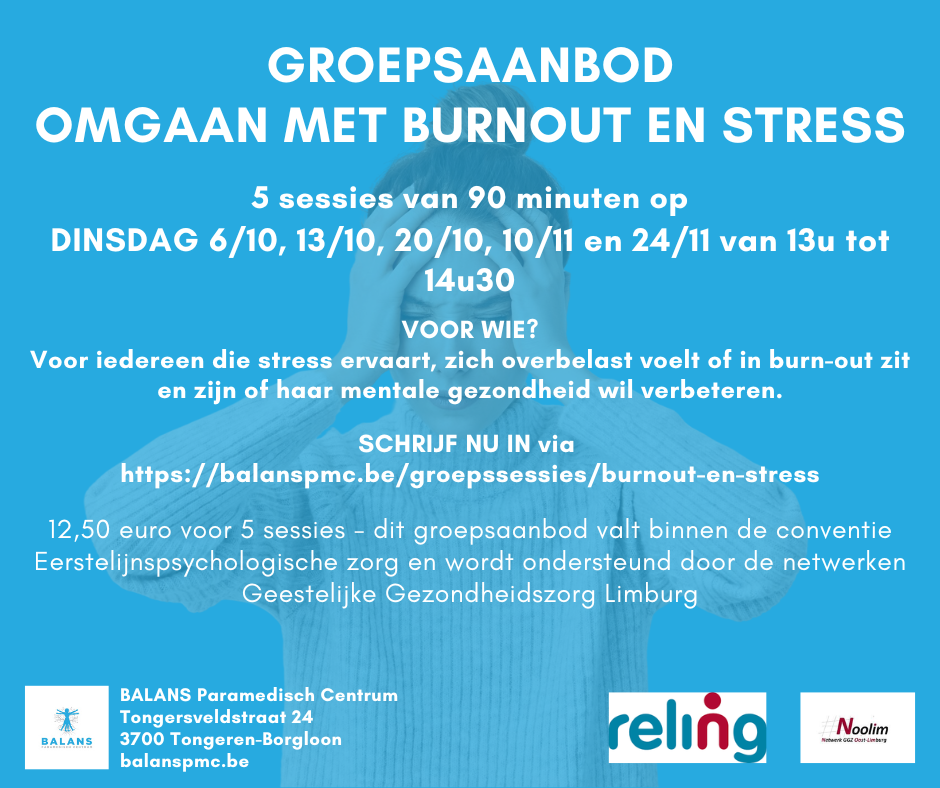Omgaan met burn-out en (chronische) stress