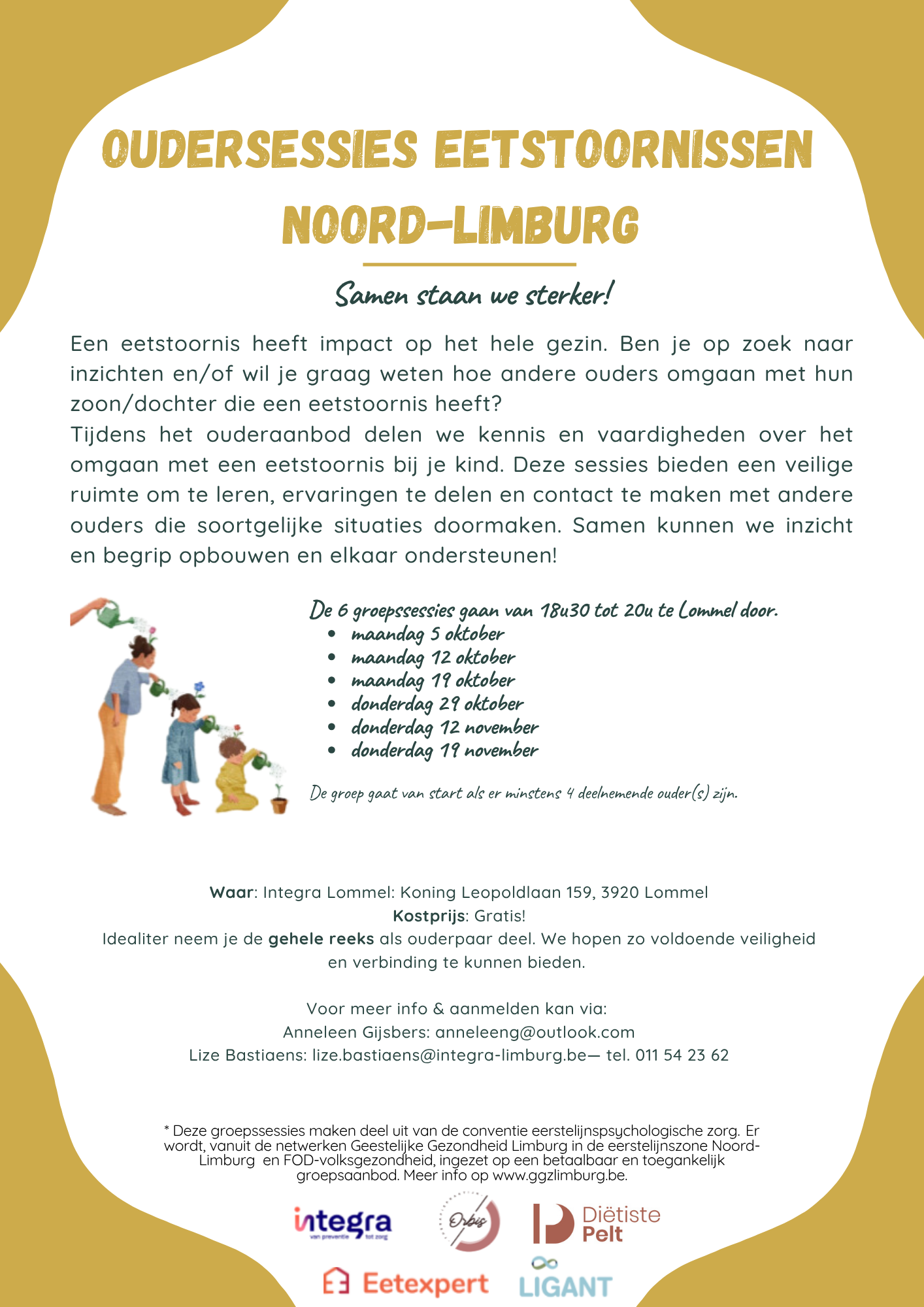 Oudersessies eetstoornissen Noord-Limburg