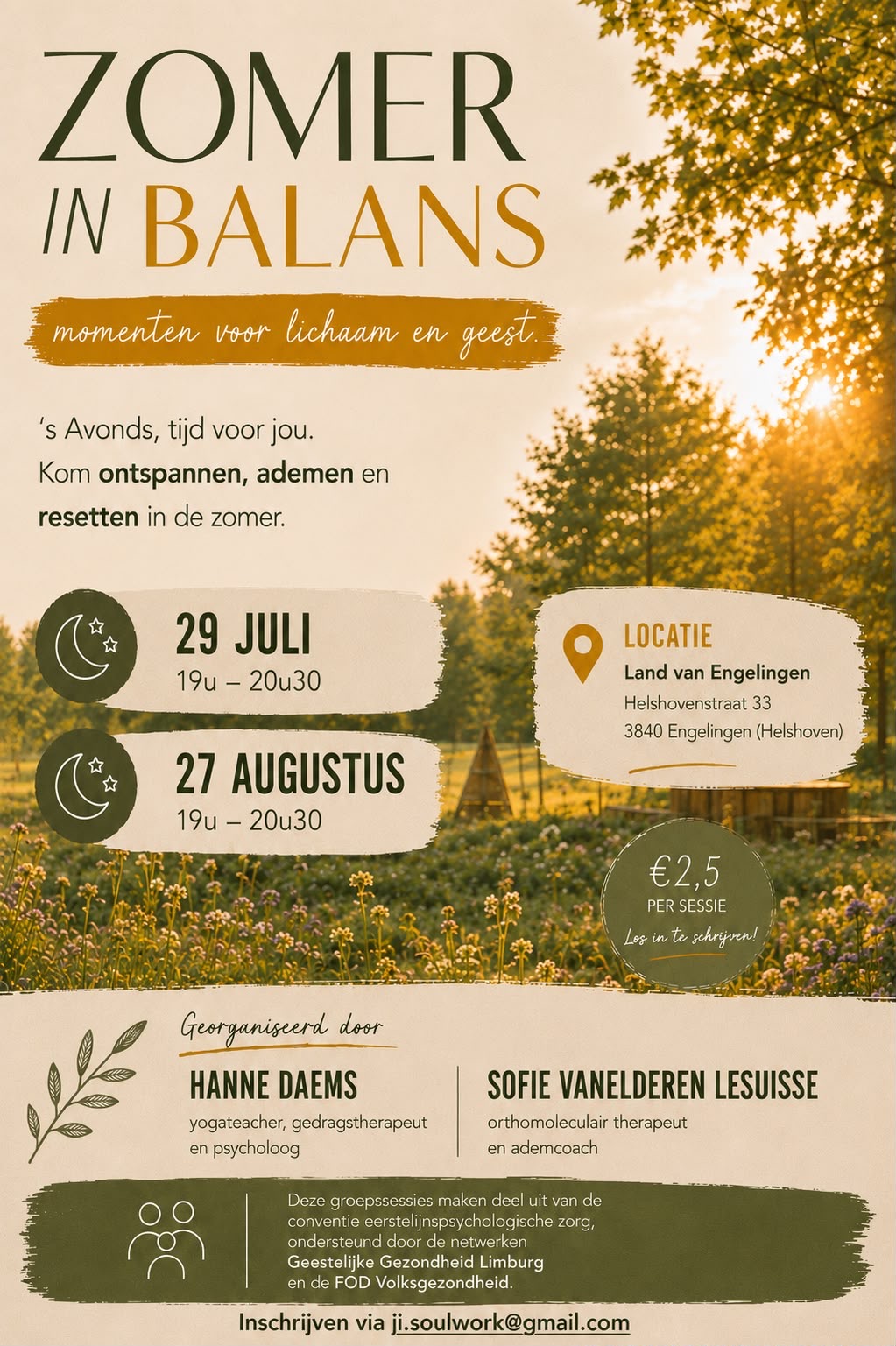 Zomer In Balans - avondreeks