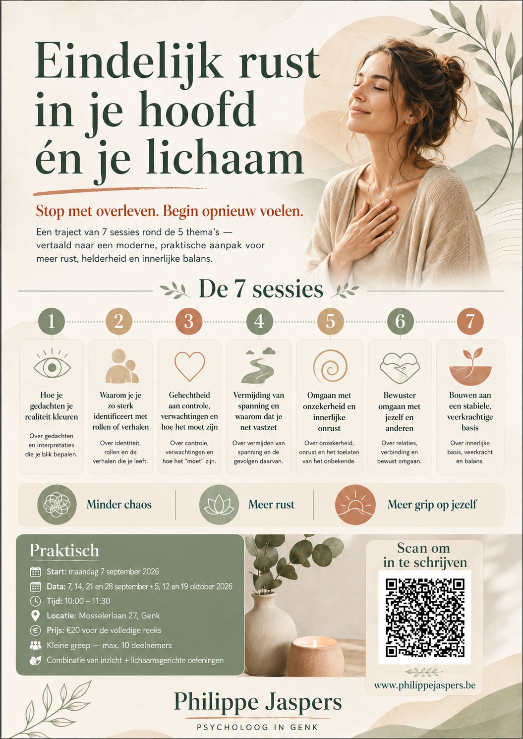 Eindelijk rust in je hoofd én je lichaam