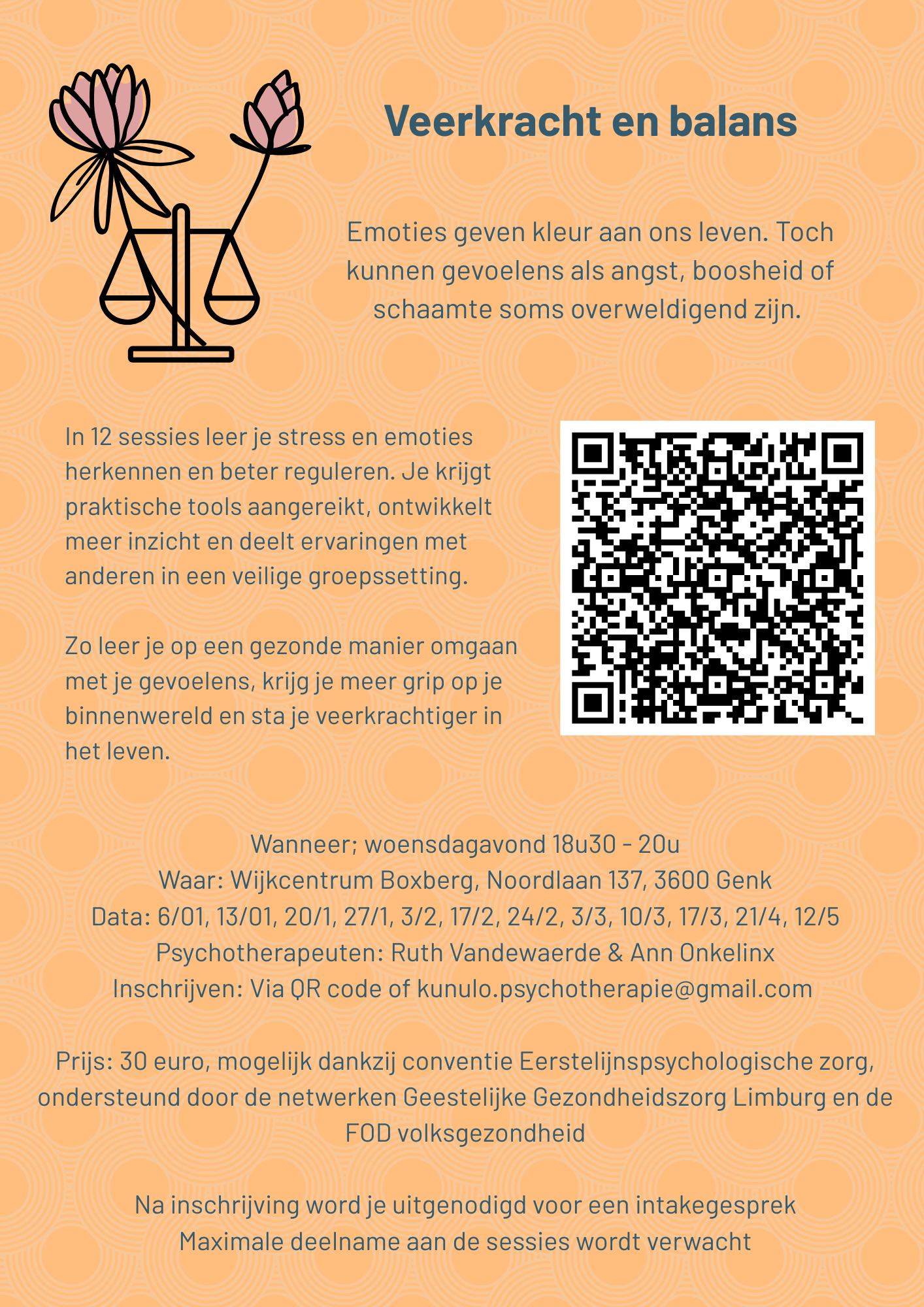 Groepsaanbod Emotieregulatie: Veerkracht en Balans