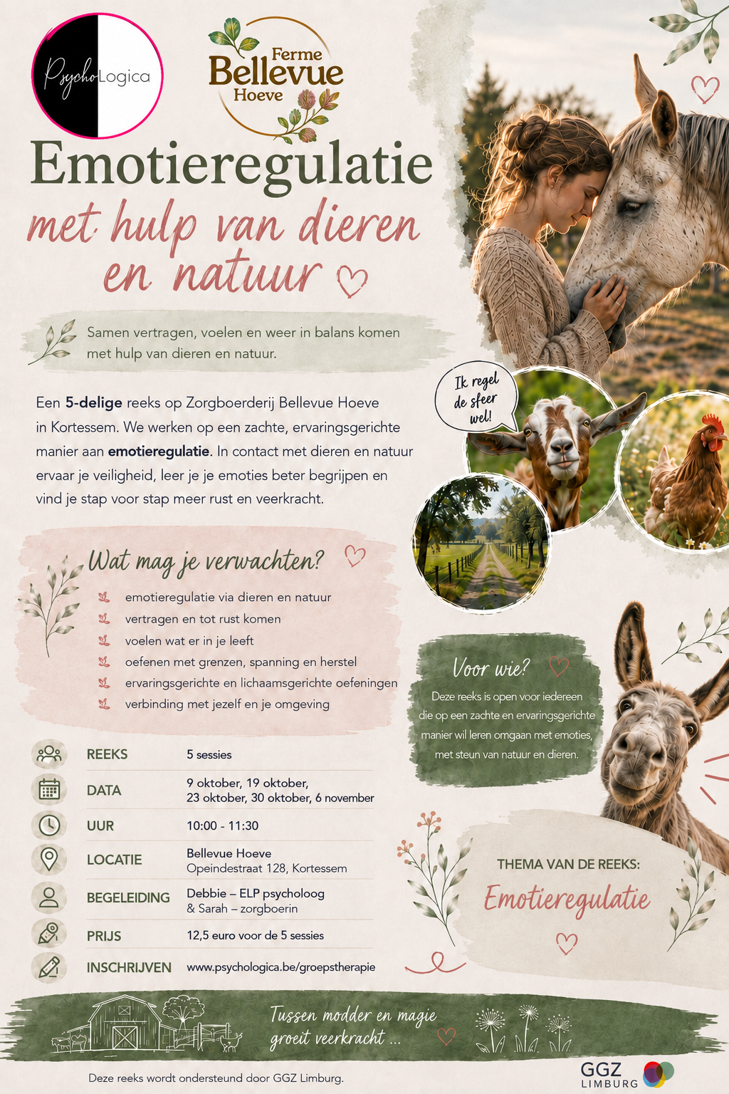 Emotieregulatie - Ondersteund door de natuur en dieren