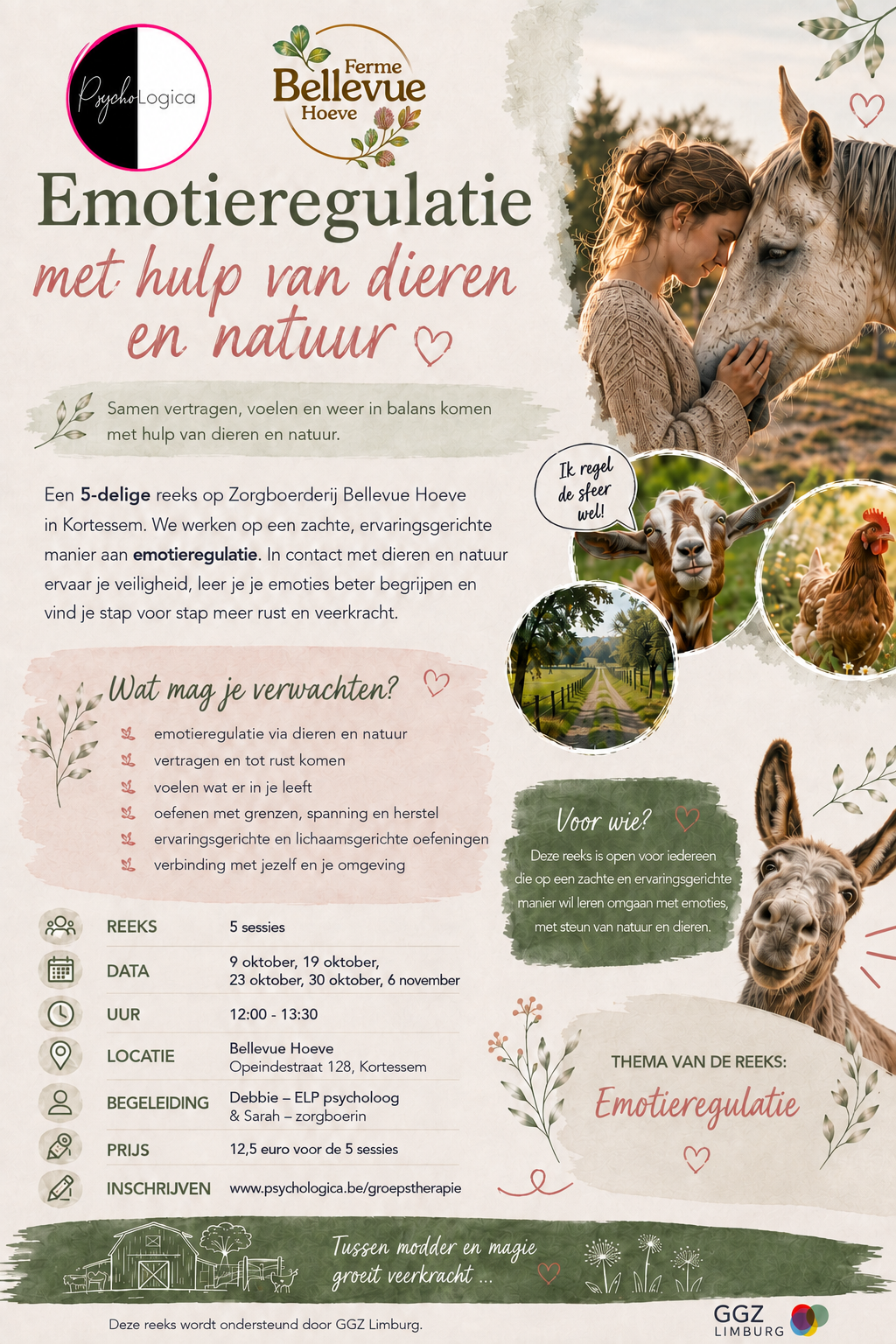 Emotieregulatie - Ondersteund door de natuur en dieren
