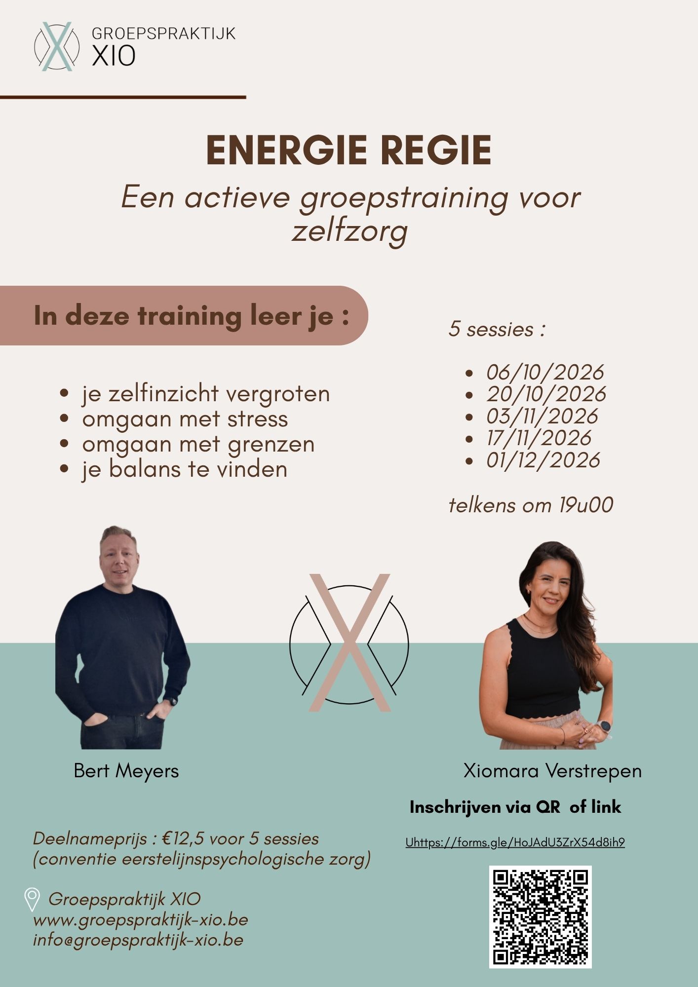 Energie regie - Een actieve groepstraining voor zelfzorg