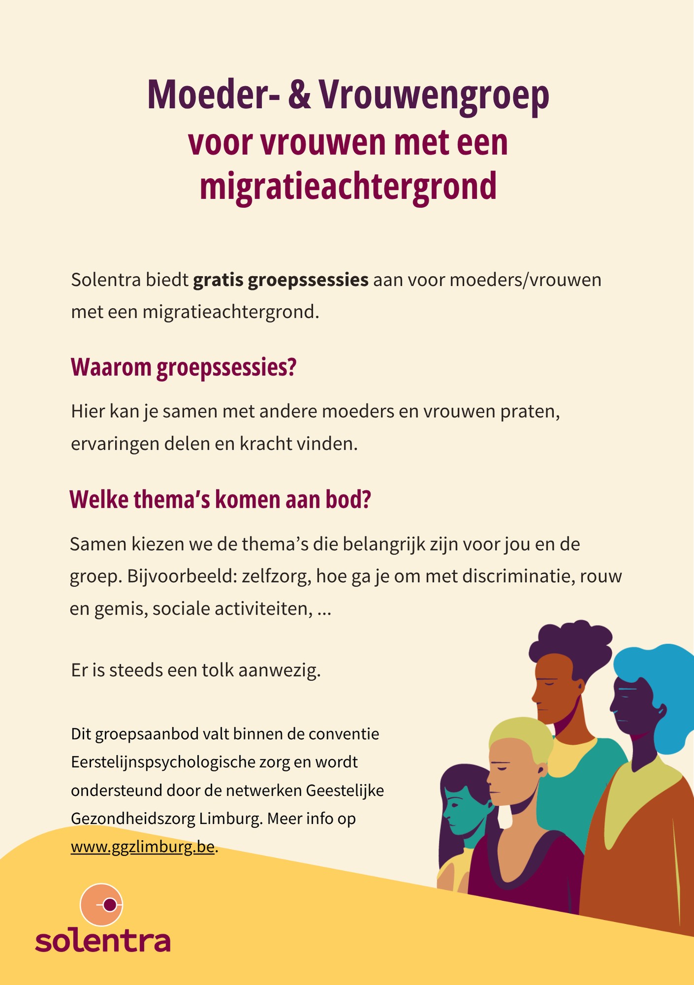 Moeder- & vrouwengroep, voor vrouwen met een migratieachtergrond