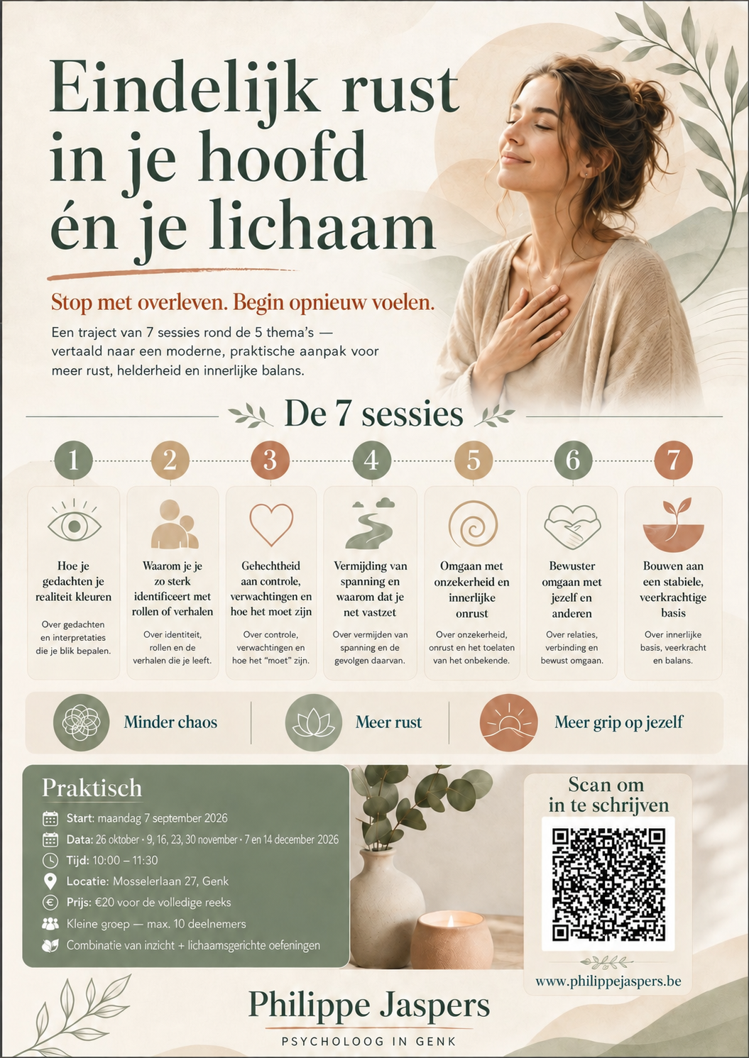 Eindelijk rust in je hoofd én je lichaam