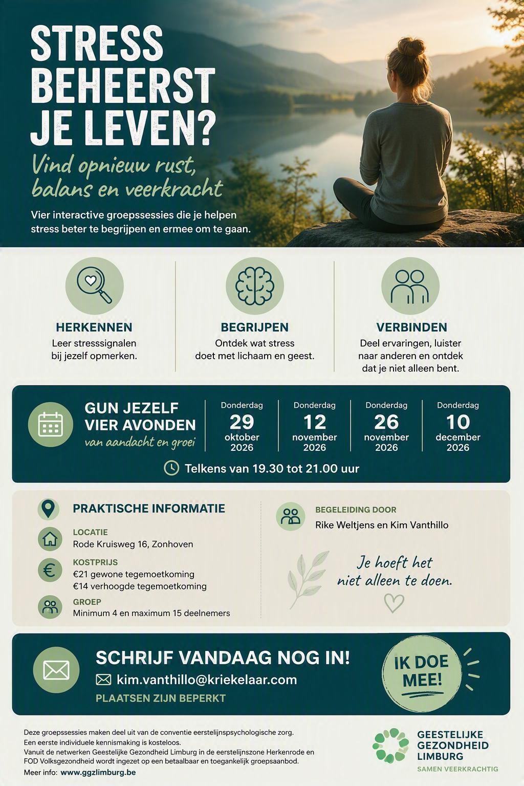 Stress beheerst je leven? Vind opnieuw rust, balans en veerkracht.