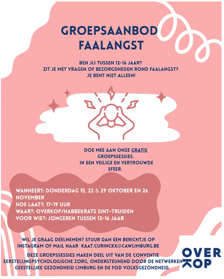 Groepsaanbod faalangst