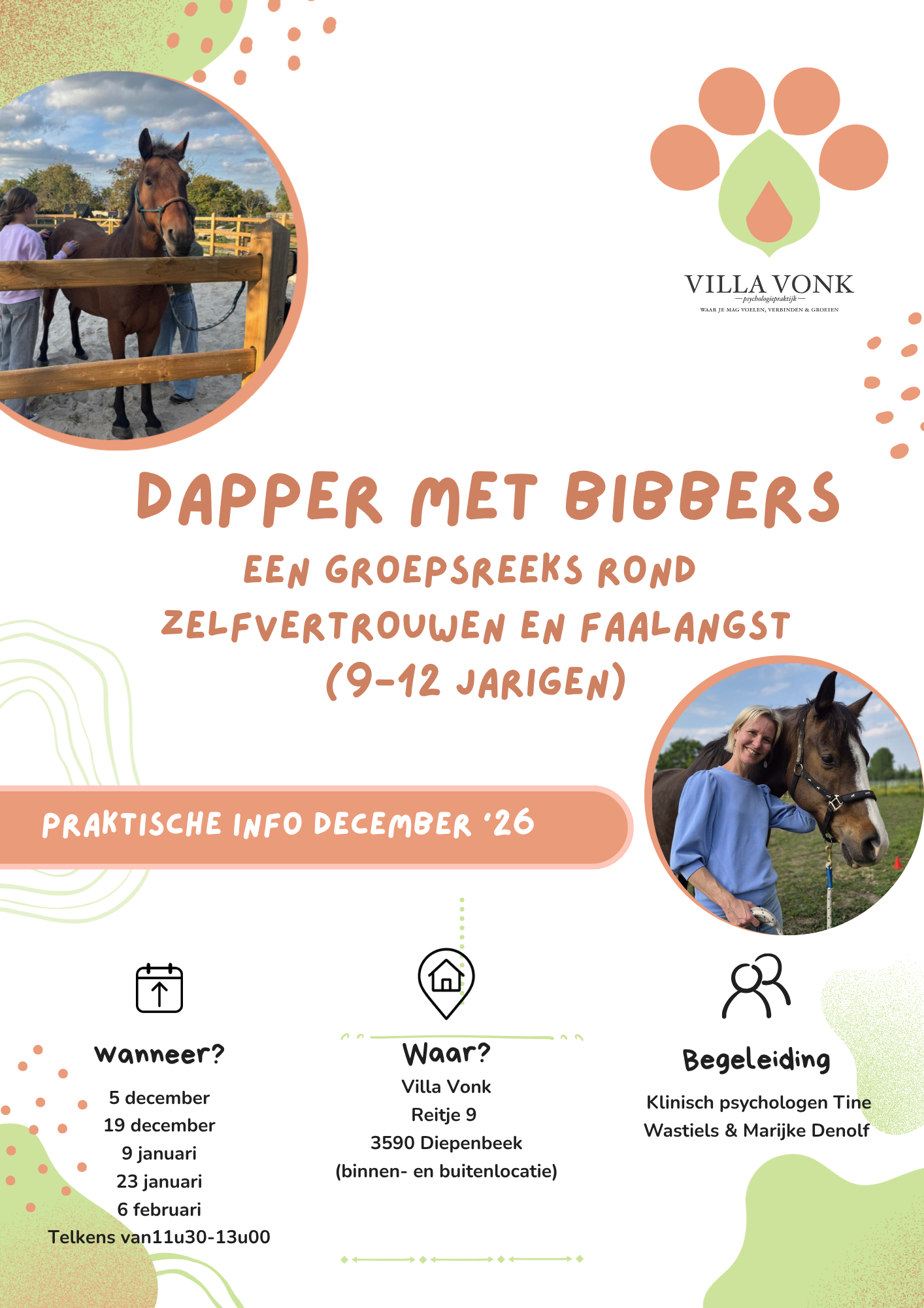 Dapper met Bibbers – een groepsreeks rond zelfvertrouwen en faalangst (9-12 jaar)