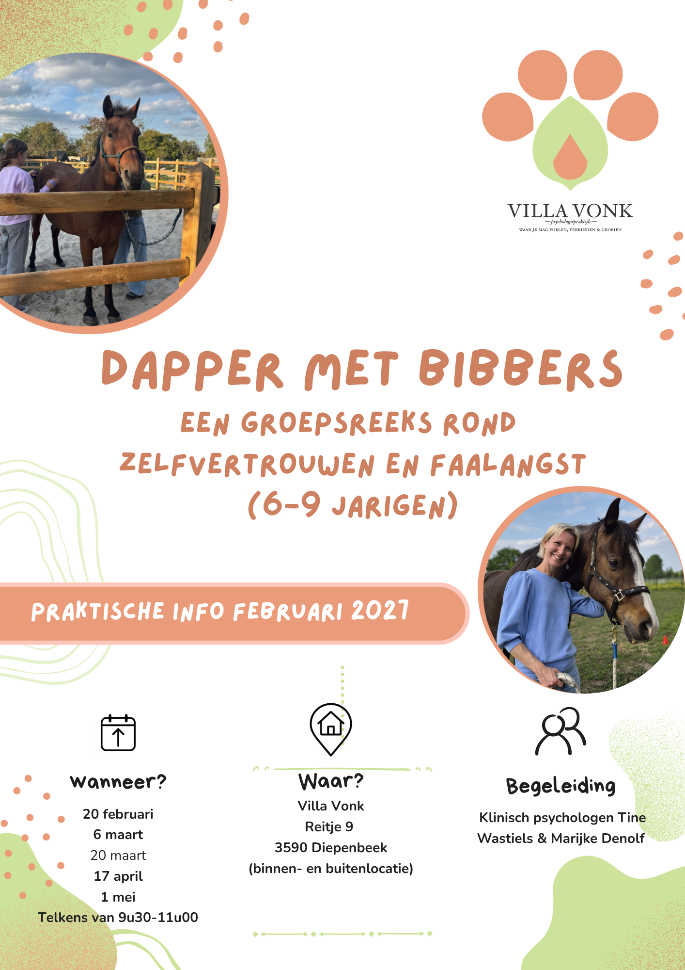 Dapper met Bibbers – een groepsreeks rond zelfvertrouwen en faalangst (6-9 jaar)