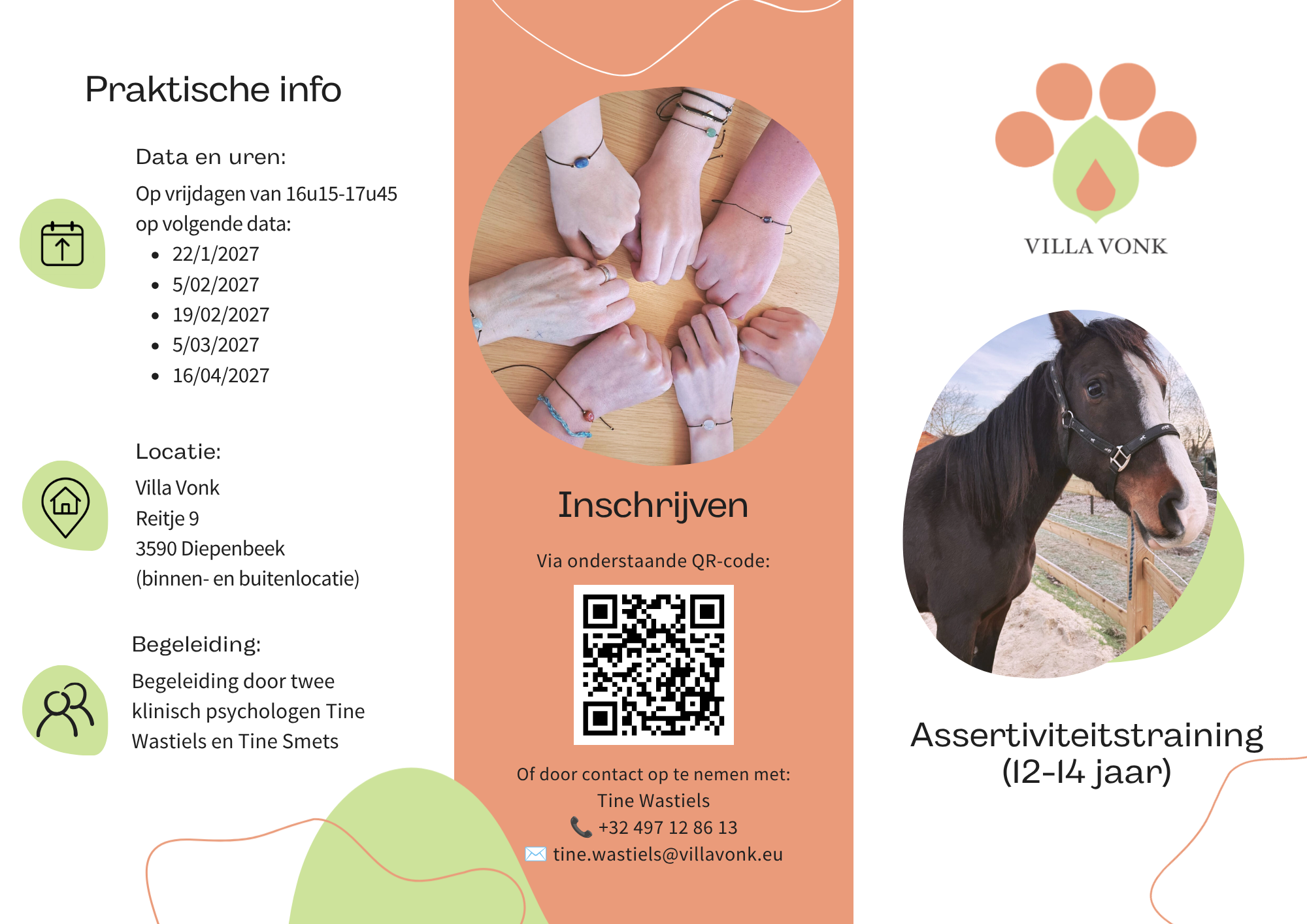Assertiviteitstraining voor tieners tussen 12 en 14 jaar