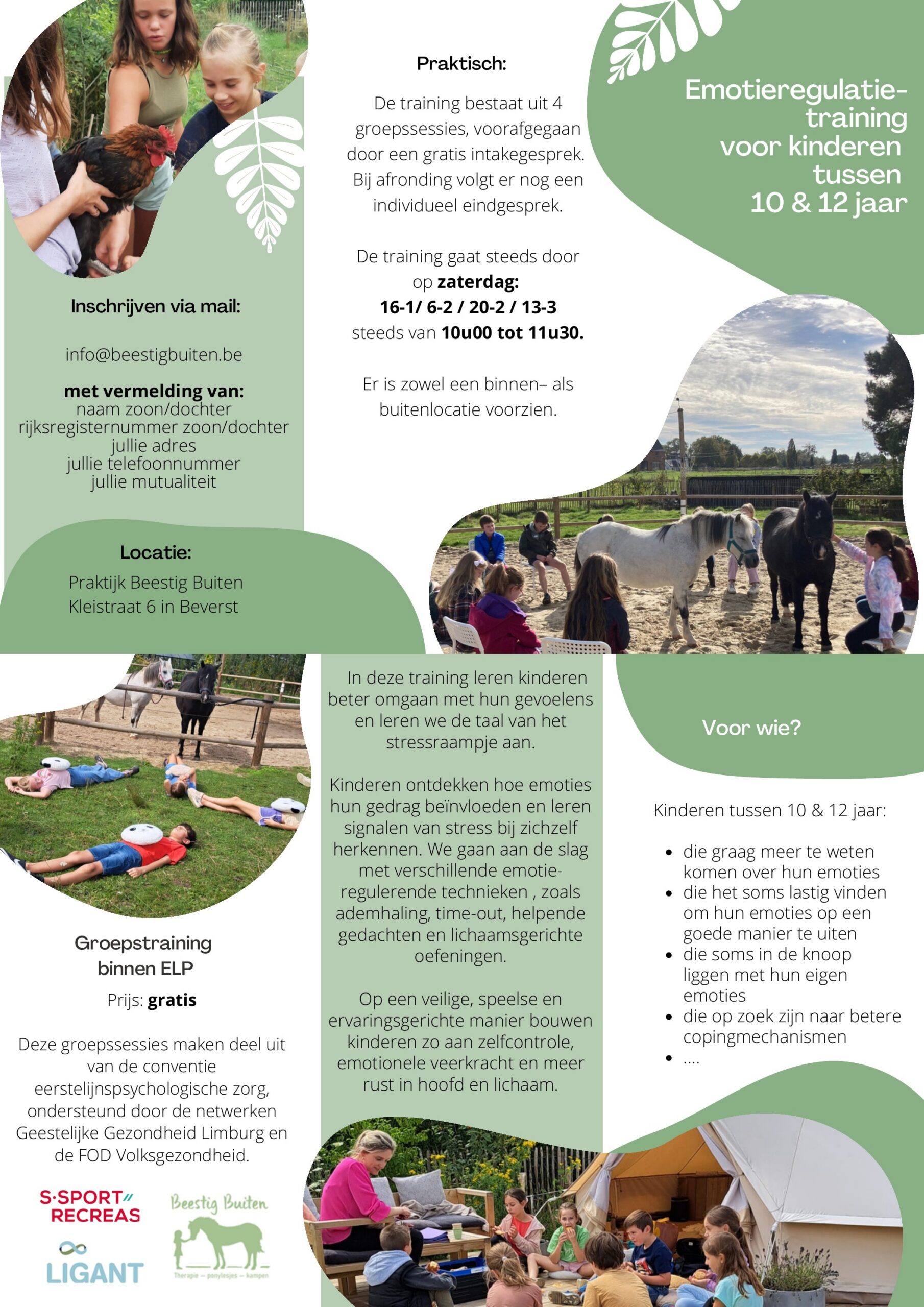 Emotieregulatie-training voor kinderen van 10 tem 12 jaar