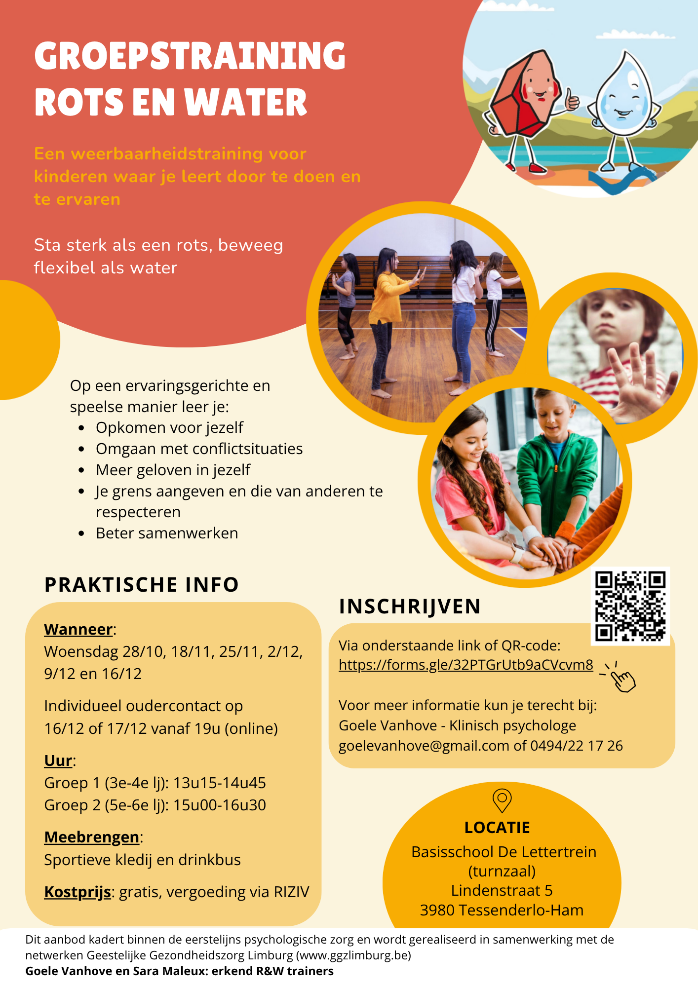 Groepstraining Rots en Water (3e-4e lj): 13u15-14u45
