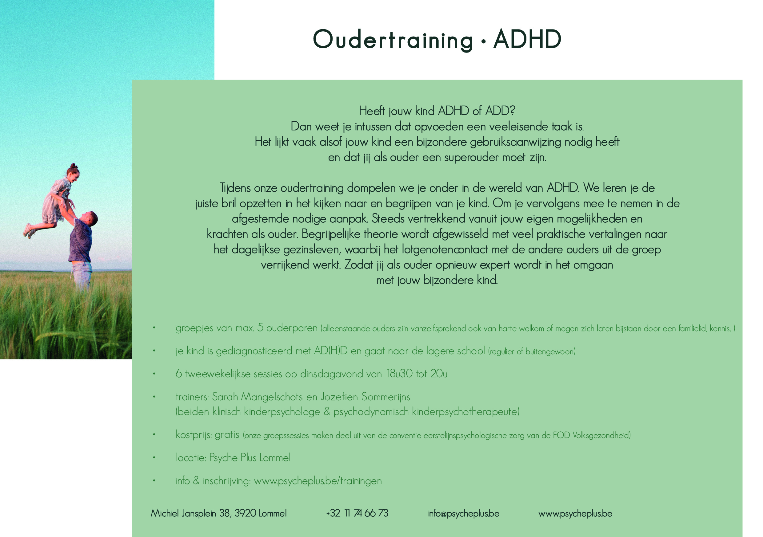 Oudertraining AD(H)D
